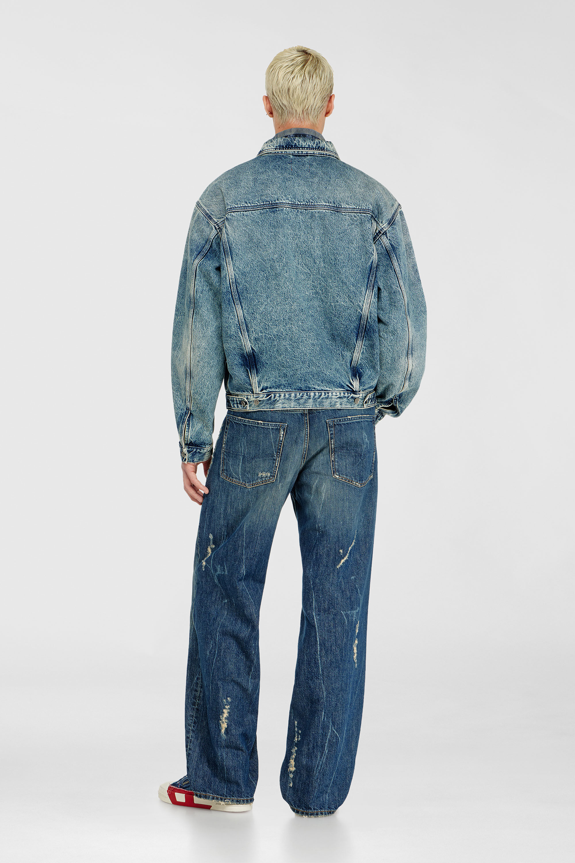 Diesel - Herren Relaxed Jeans 2001 D-Macro 09Q28, Mittelblau - 3