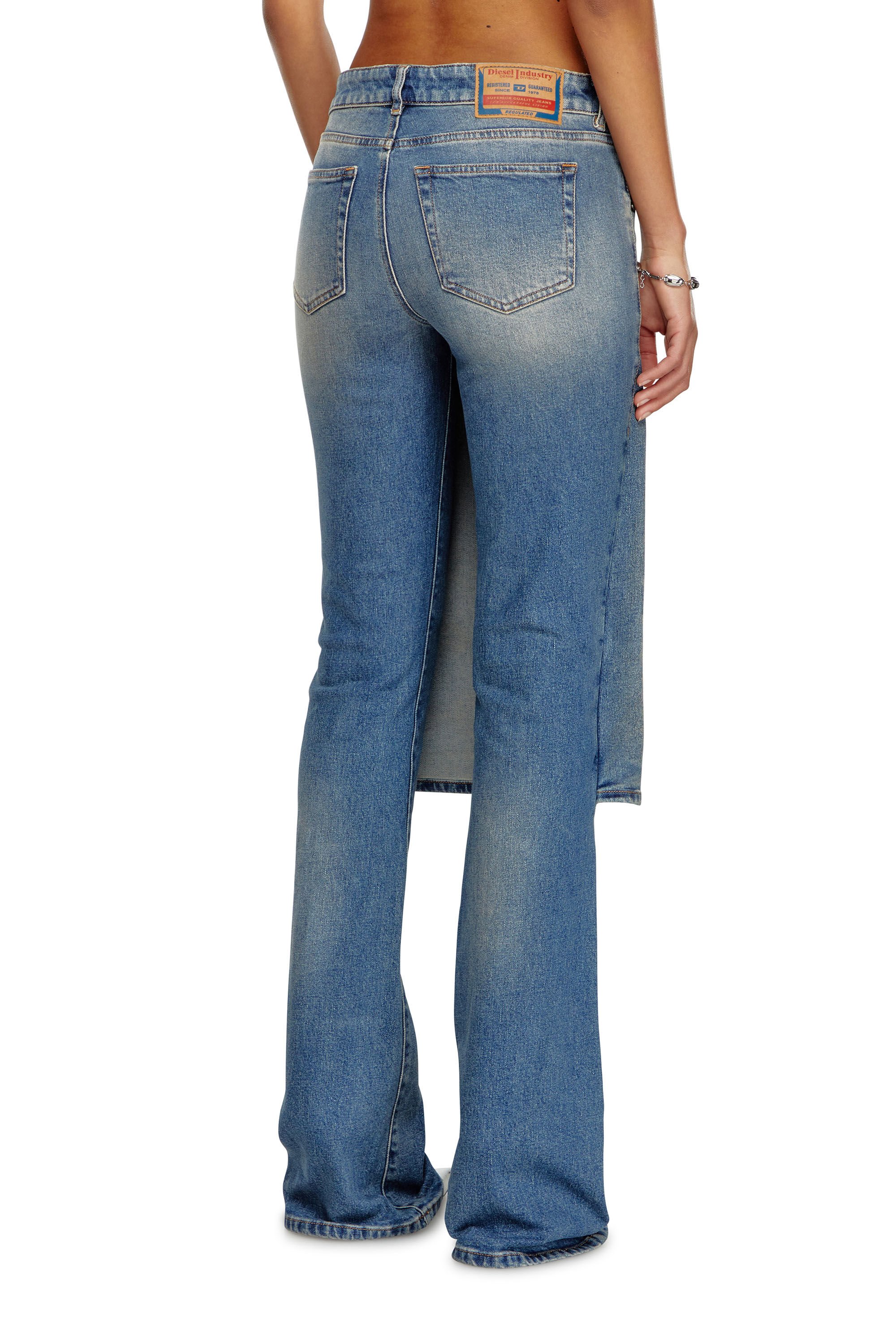 Diesel - Donna Bootcut and Flare Jeans D-Sel 007X8, Blu medio - Image 4
