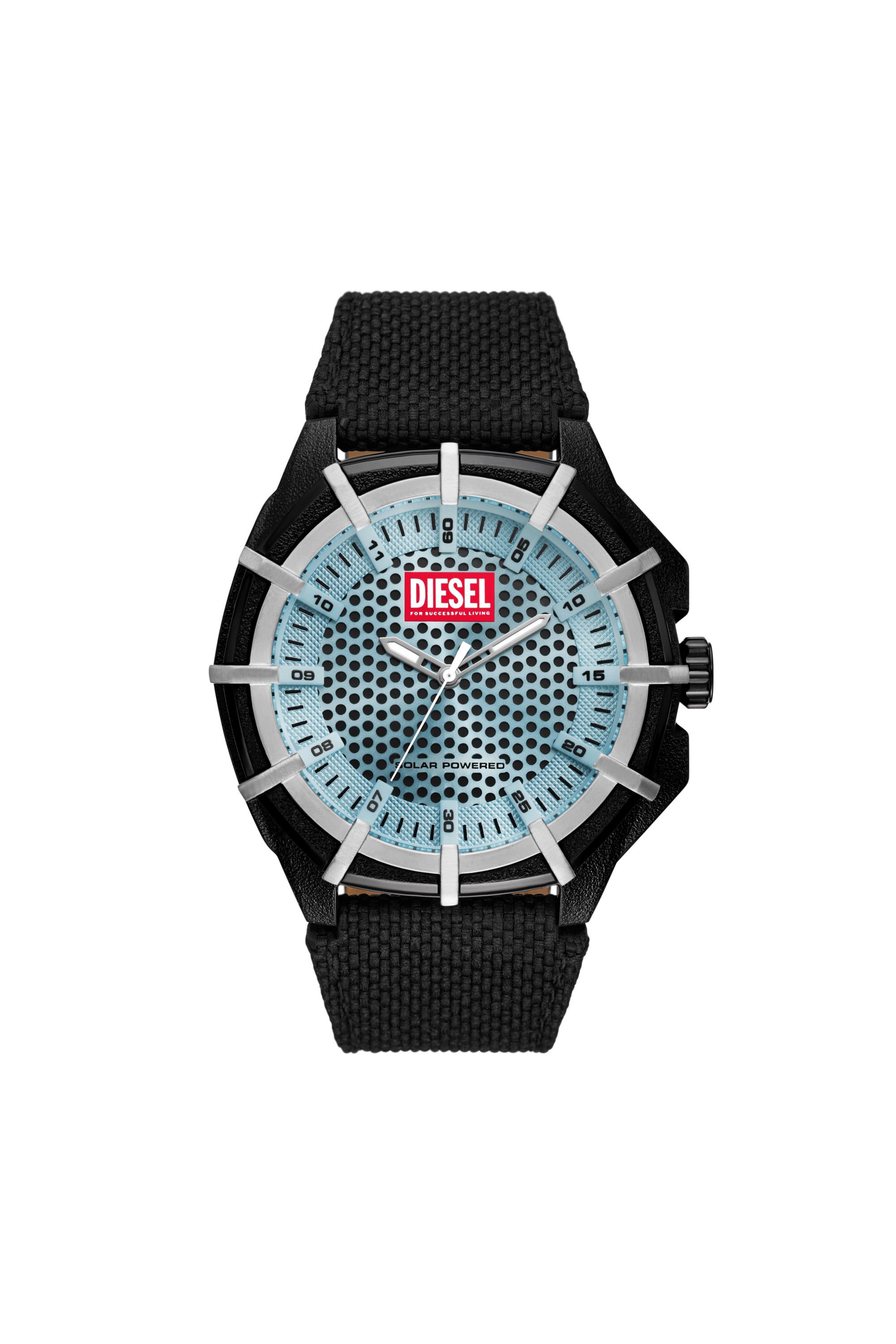 Diesel - DZ4679, Herren Solarbetriebene Framed Armbanduhr in Schwarz - 1