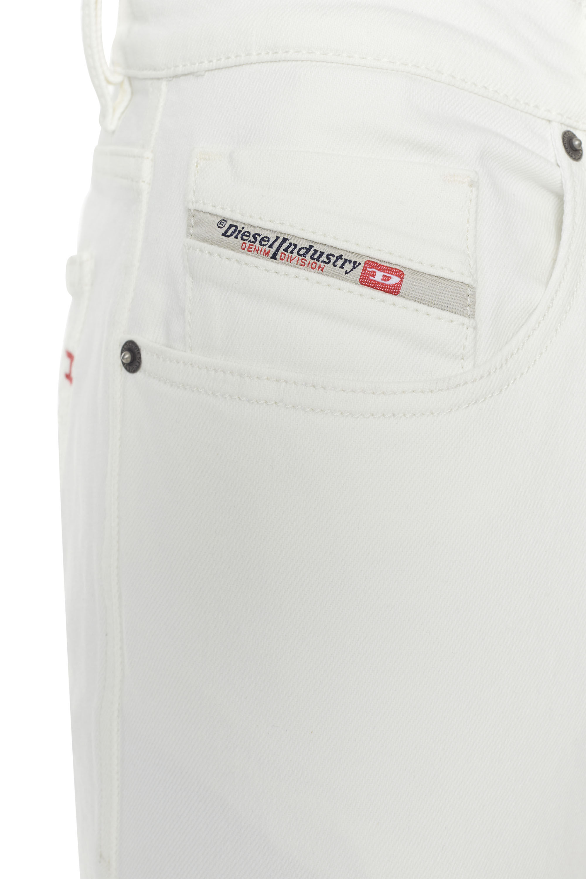 Diesel - 2019 D-STRUKT 09D63 Slim Jeans, White - Image 6