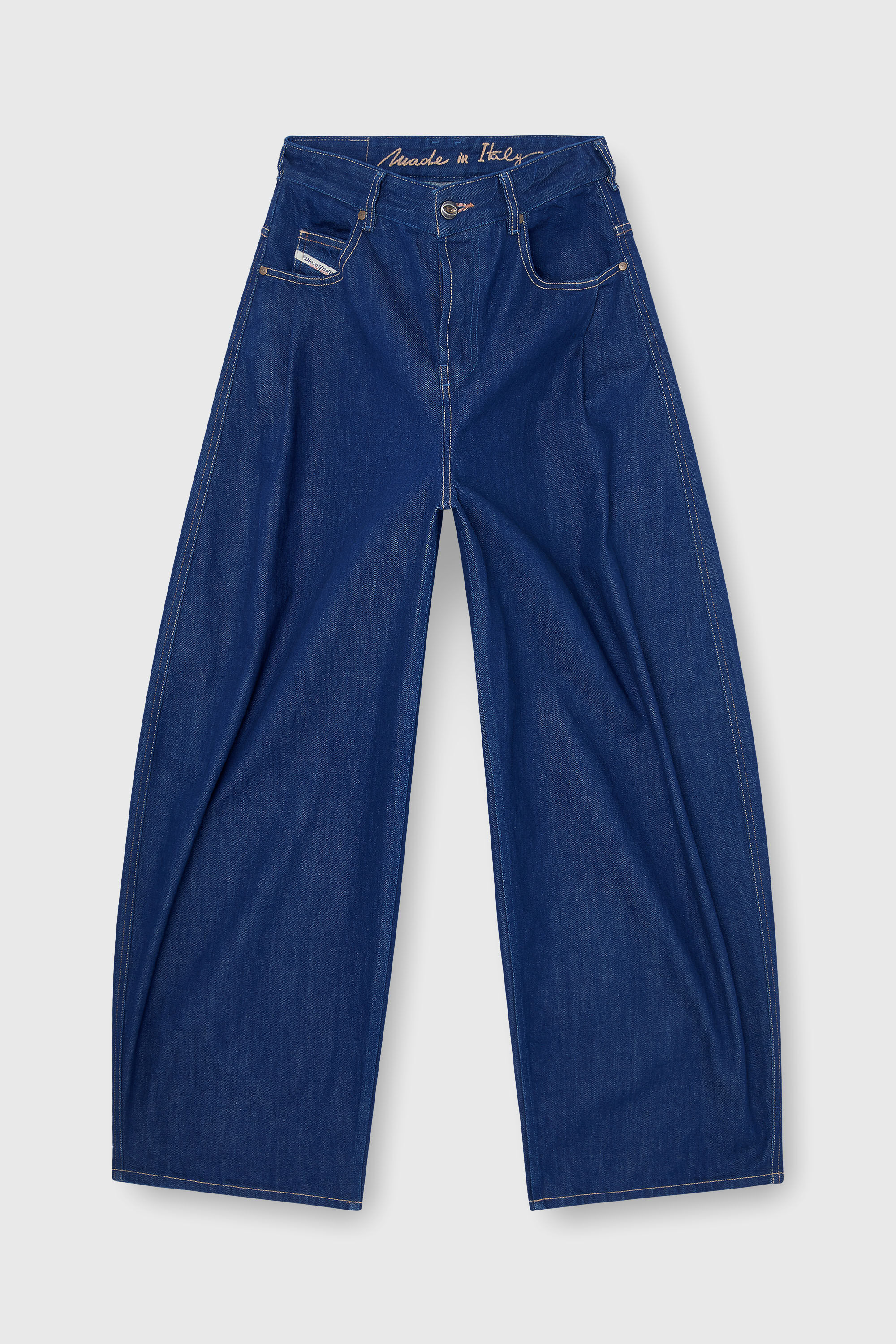Diesel - Relaxed Jeans 1987 D-Khelz 09Q09 Femme, Bleu Fonc&eacute; - Image 8
