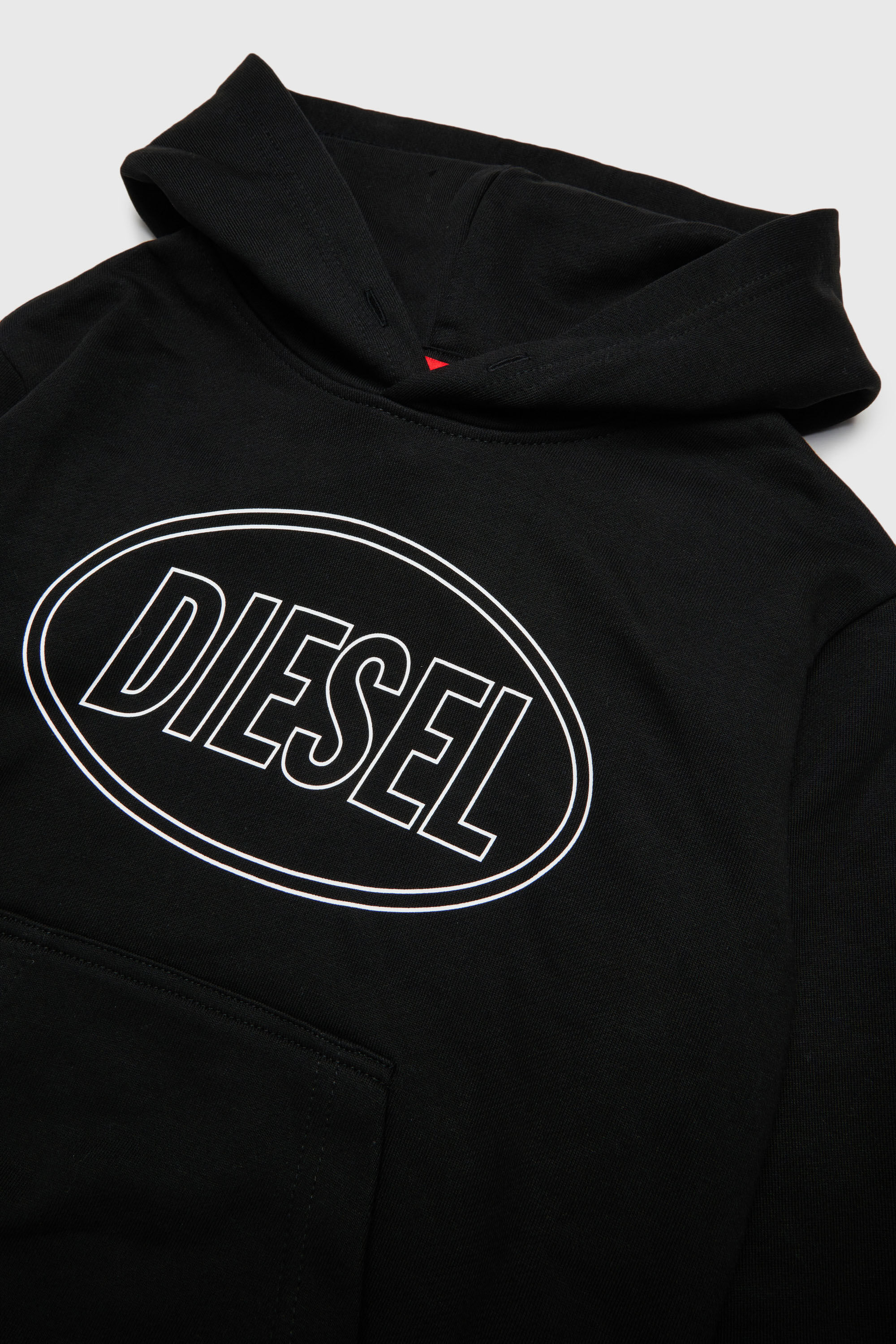 Diesel - SCIRCLEHOOD OVER, Herren Hoodie mit Diesel-Logoprint in Schwarz - 3