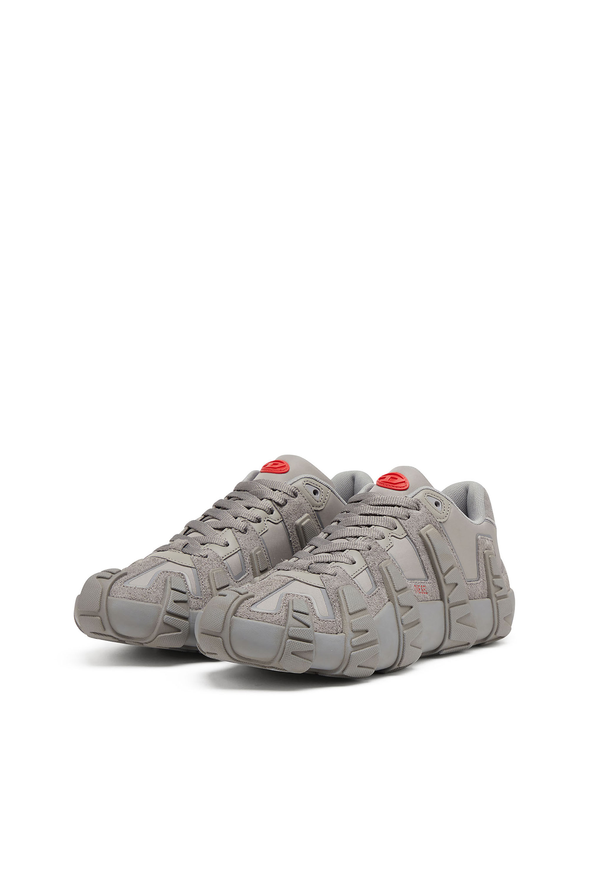 Diesel - S-D-GRIFFE LOW, S-D-Griffe - Sneakers in nylon Uomo in Grigio - 7