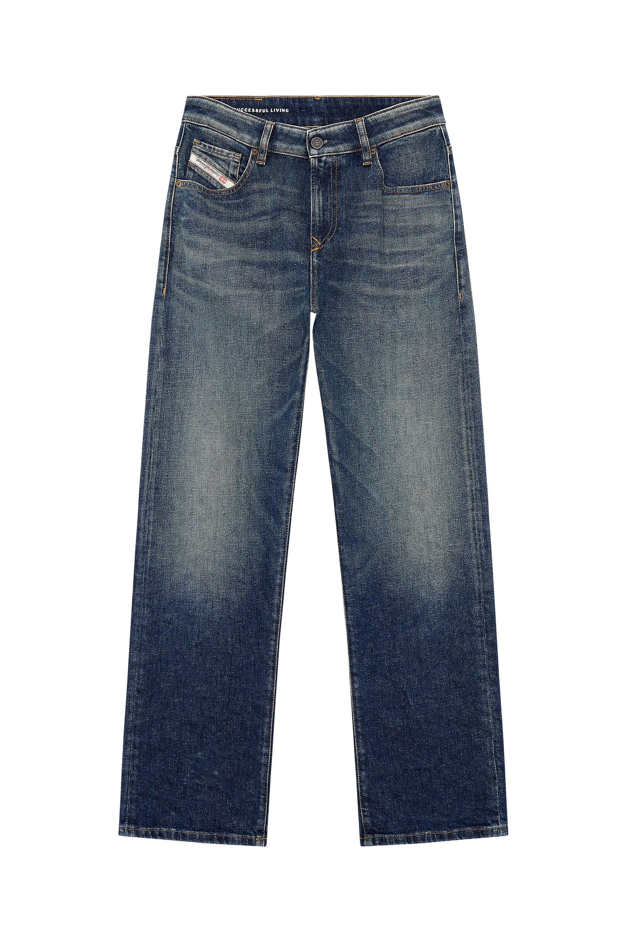 Diesel - Straight Jeans 1999 D-Reggy 09H49, Bleu Foncé - Image 2