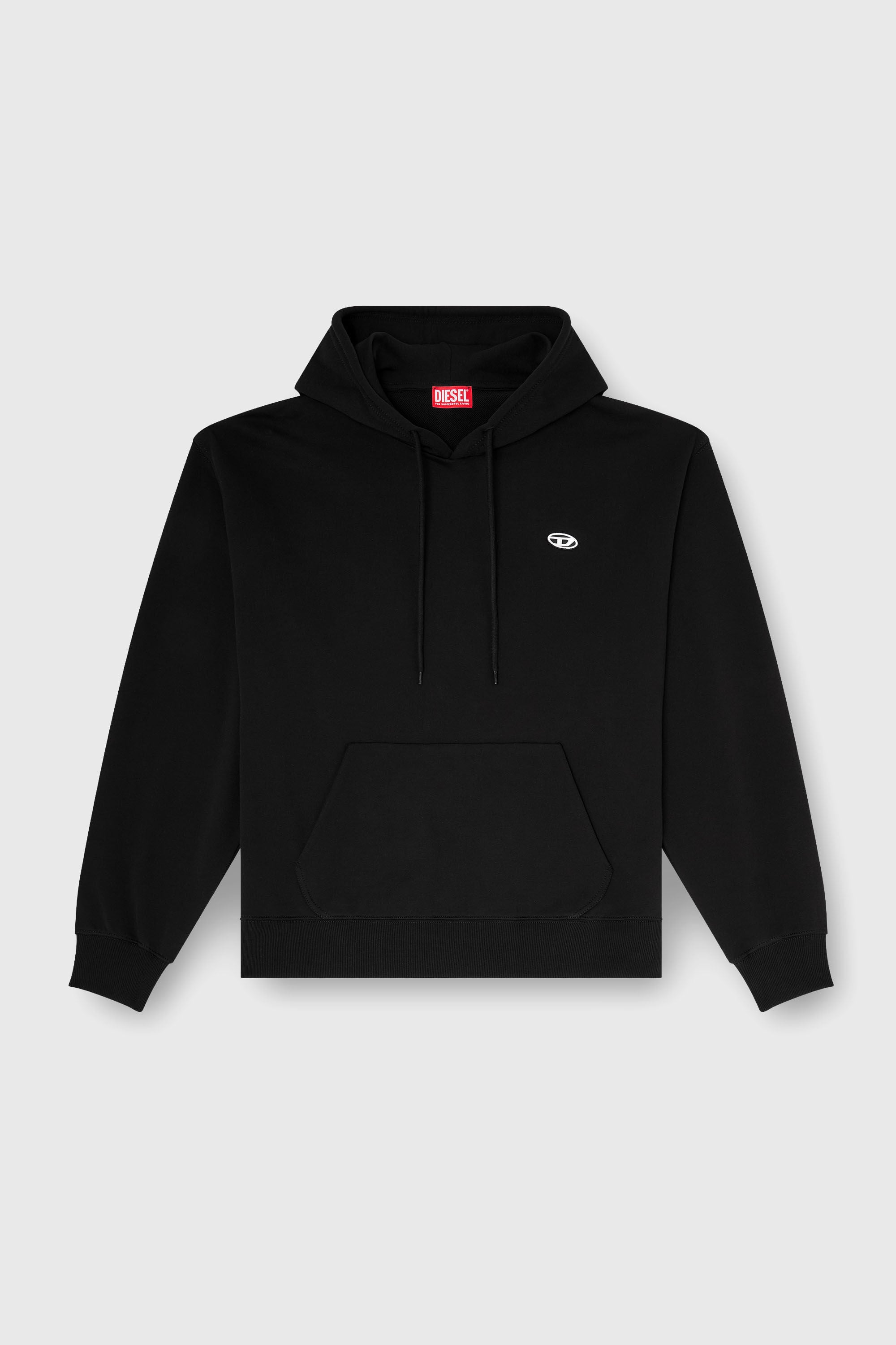 Diesel - S-LUK-H-MOON-T92, Herren Hoodie mit Oval D Logo in Schwarz - 2