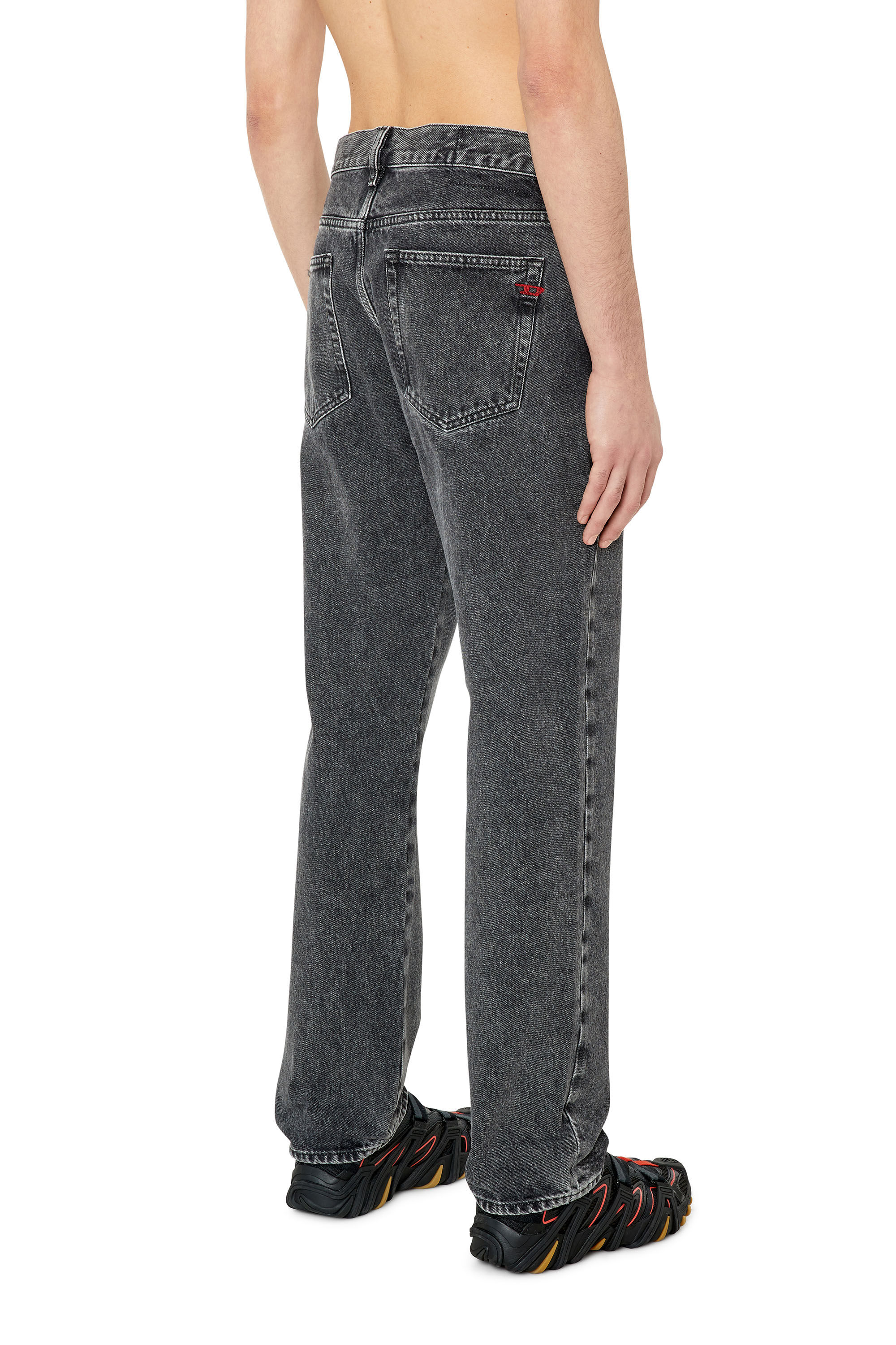 Diesel - Straight Jeans 2020 D-Viker 007N4, Black/Dark grey - Image 4