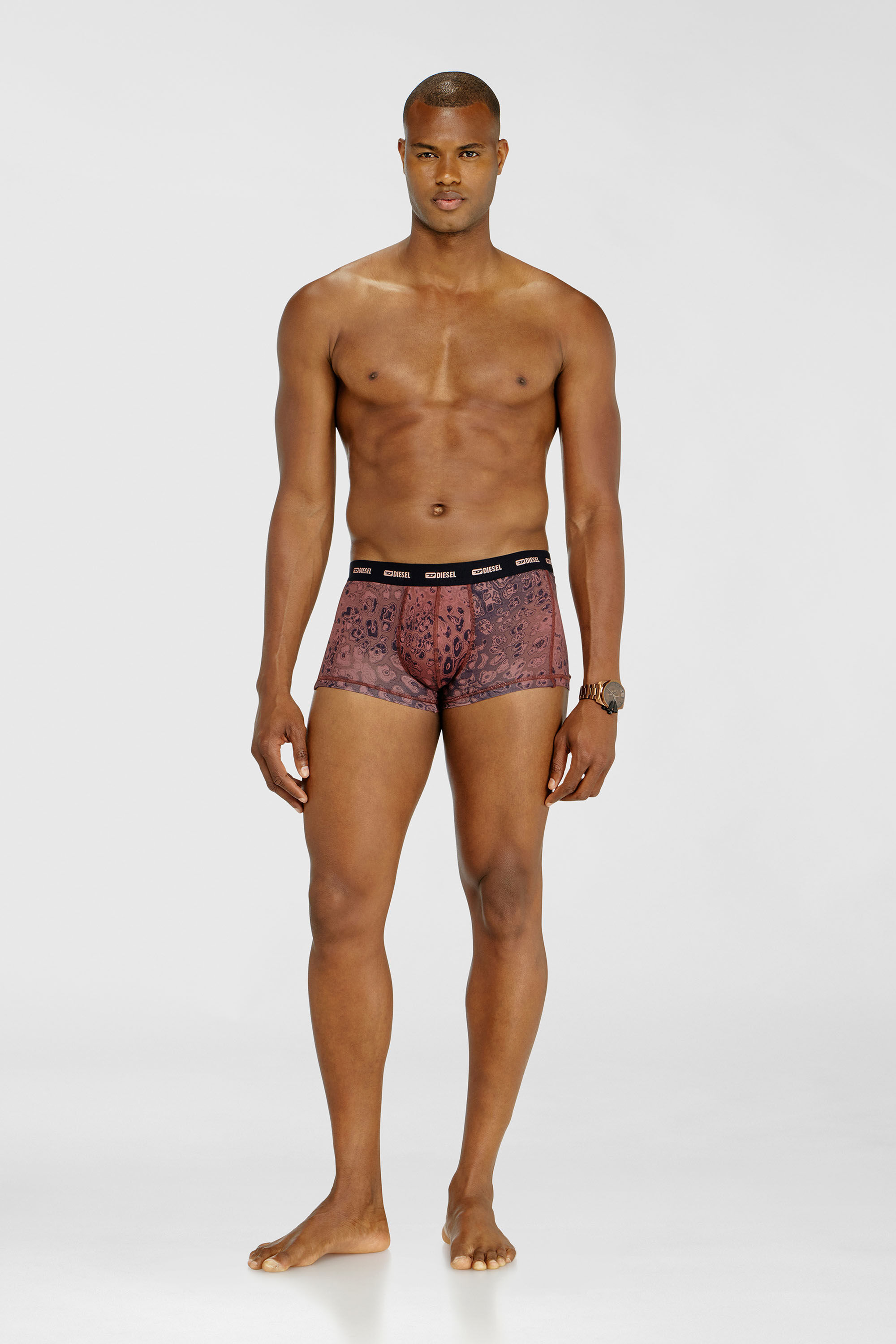 Diesel - DAMIEN-UTLT-3PACK, Herren Boxershorts aus Stretch-Baumwolle im Dreierpack in Violett - 1