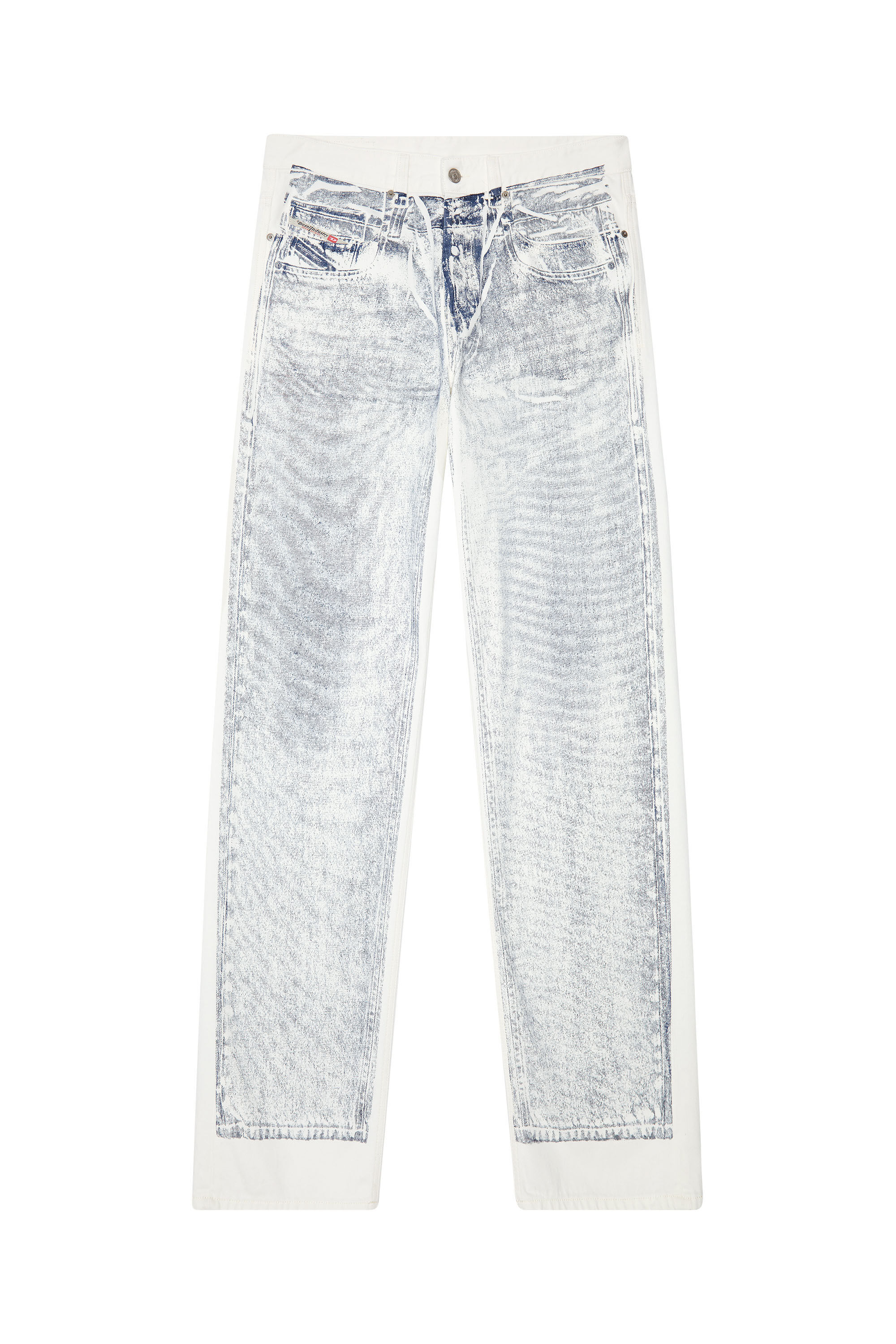 Diesel - Straight Jeans 2001 D-Macro 09I73, Weiß - Image 2