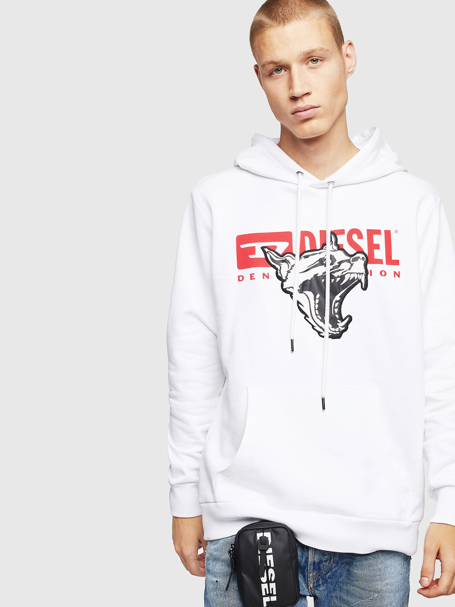 diesel logo hoodie