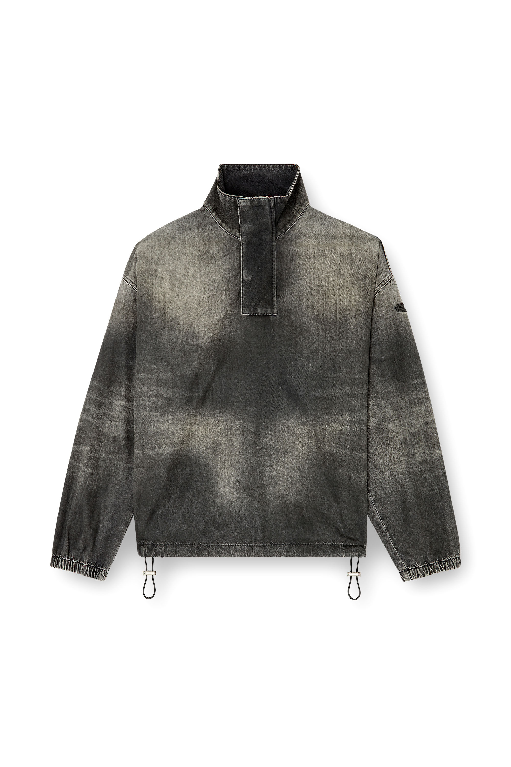 Diesel - D-FLOW-S3, Haut en jean avec col montant Mixte in Noir - 2