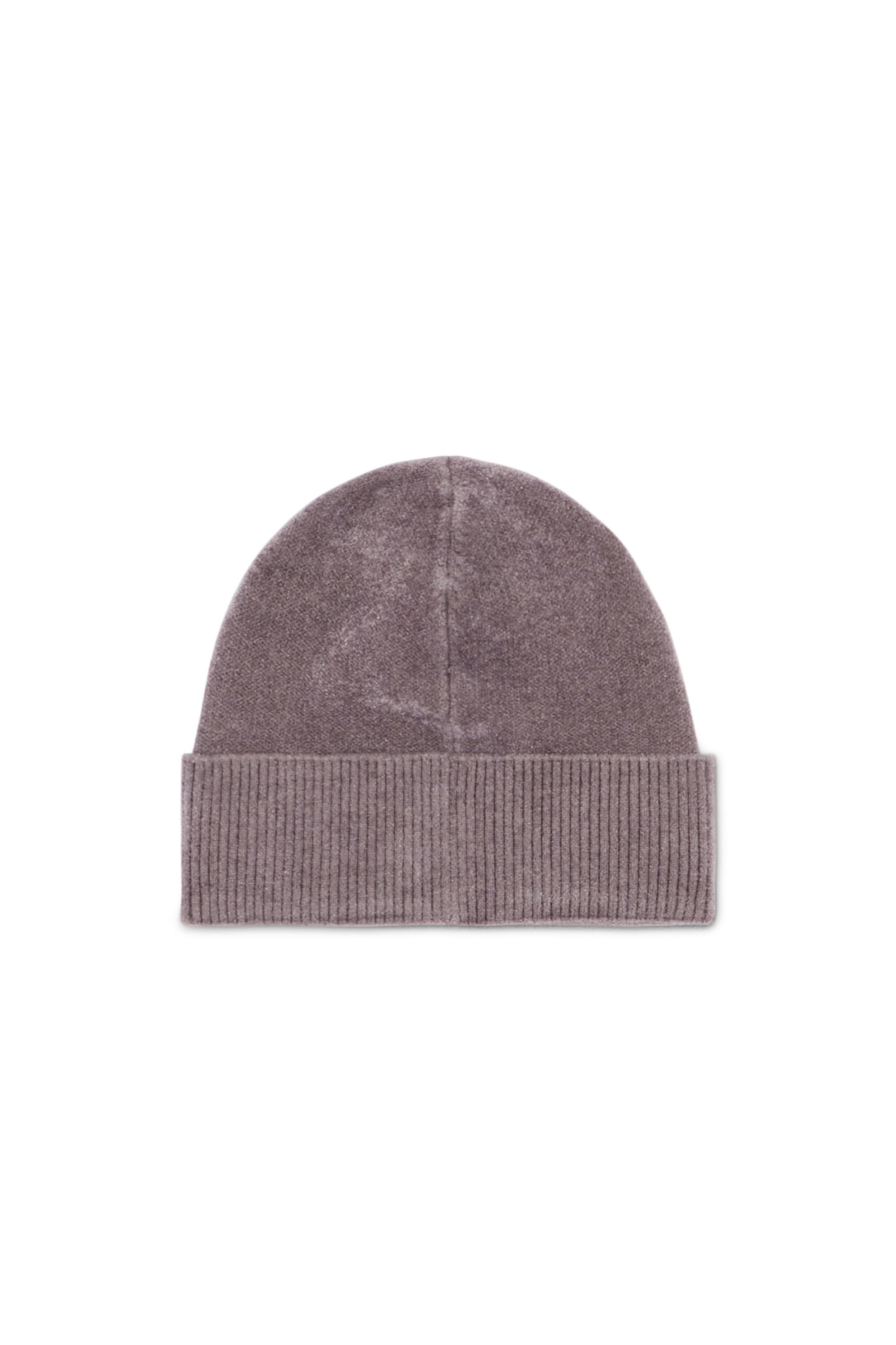 Diesel - K-URIUS, Beanie con logo oval D distressed Unisex in Viola - 2
