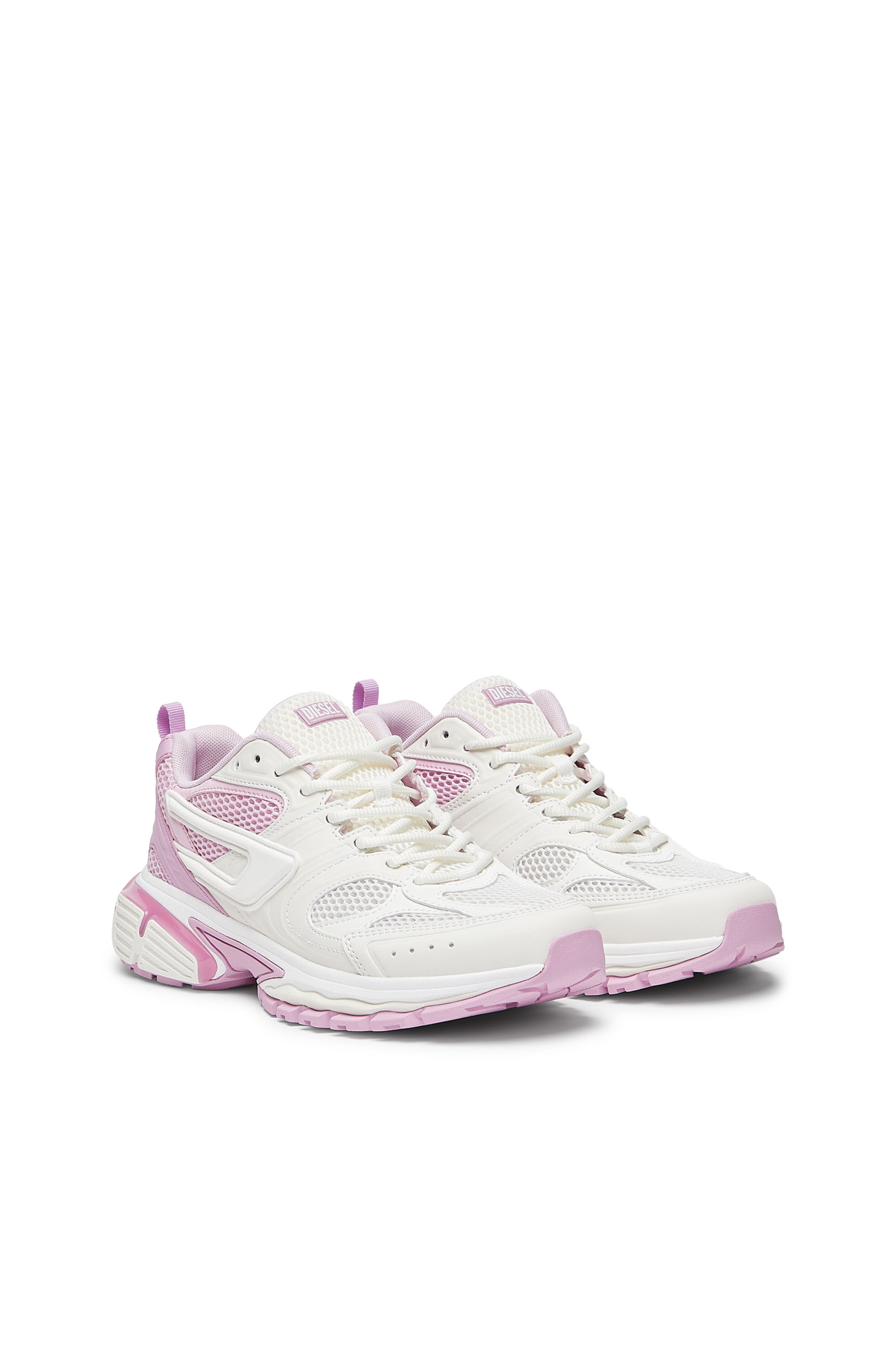 Diesel - S-SERENDIPITY PRO-X1 W, S-Serendipity Pro-X1 W - Sneakers en mesh avec superpositions embossées Femme in Polychrome - 2
