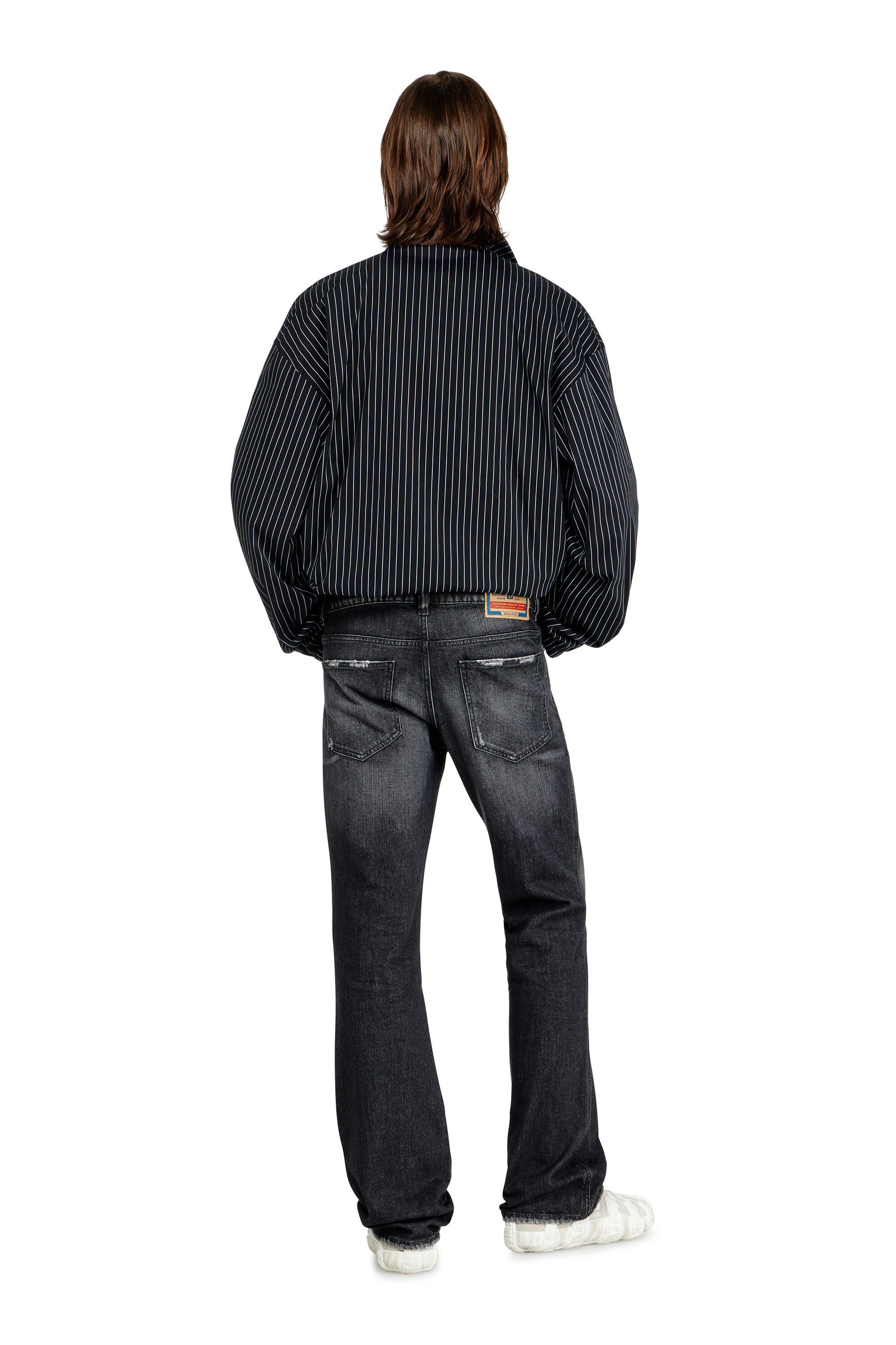 Diesel - Bootcut Jeans 1998 D-Buck 09L50 Uomo, Nero/Grigio scuro - Image 3