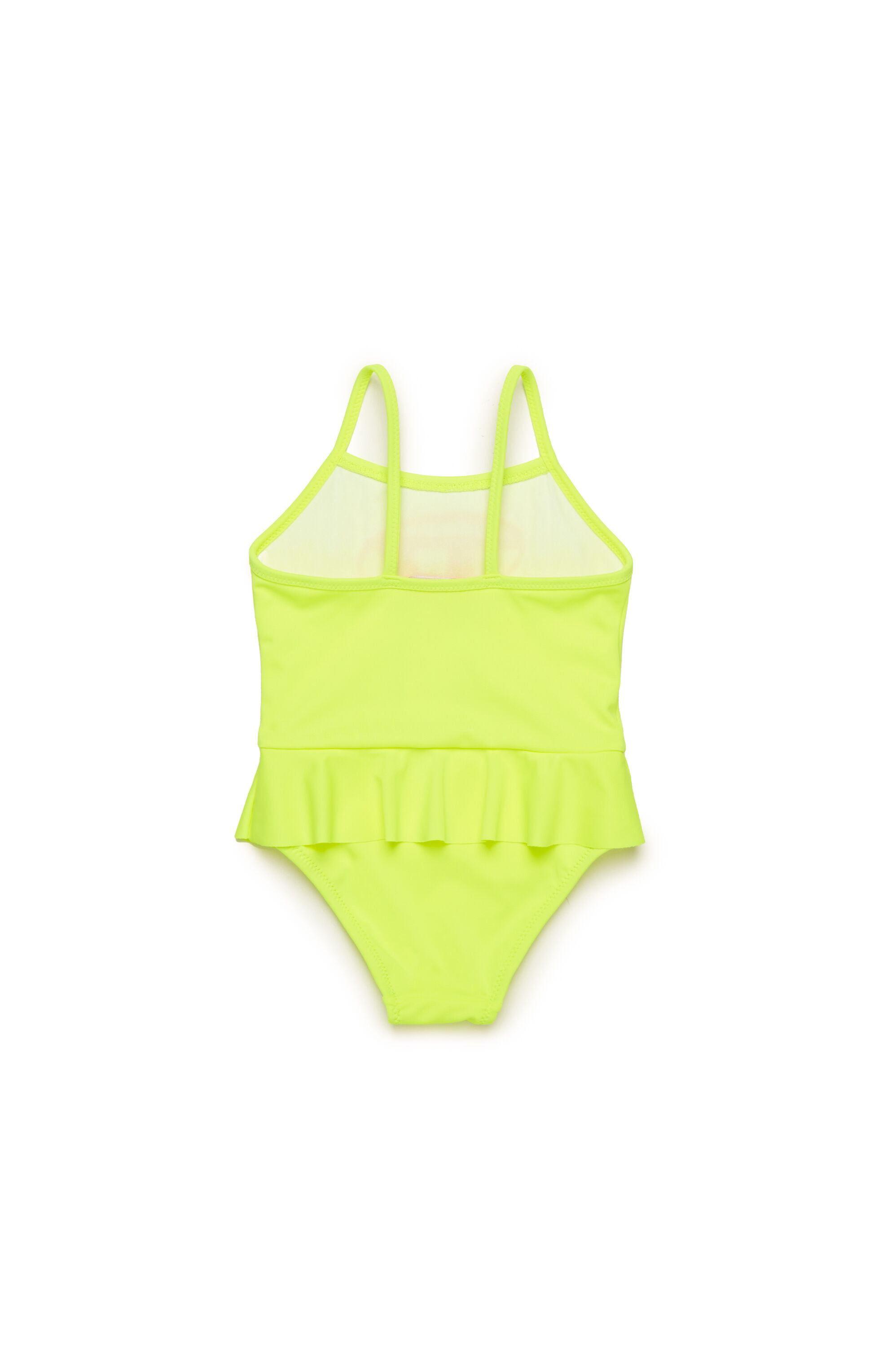 Diesel - MIAREB, Costume intero con ruches e stampa Oval D Donna in Giallo - 2