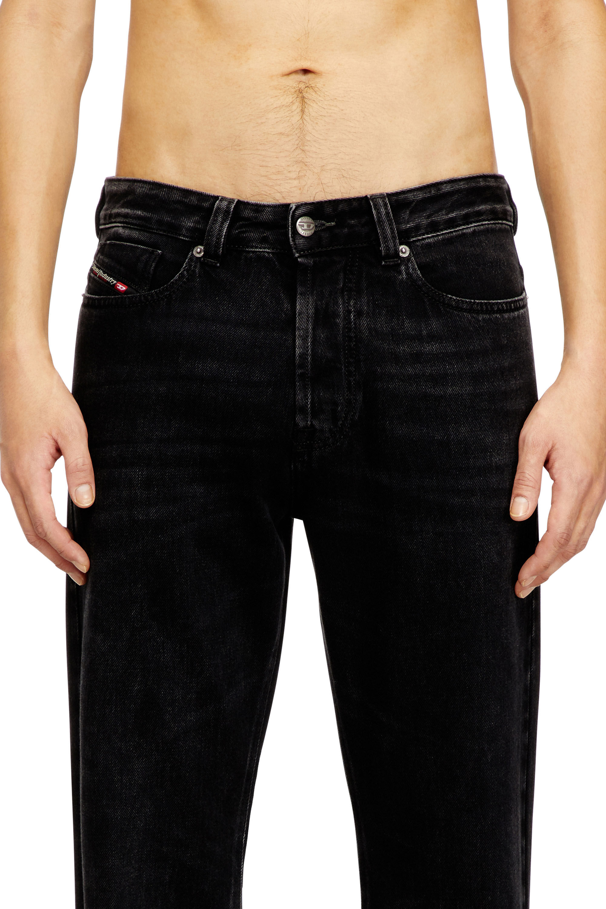 Diesel - Relaxed Jeans 1980 D-Eeper 09P09 Uomo, Nero/Grigio scuro - Image 5