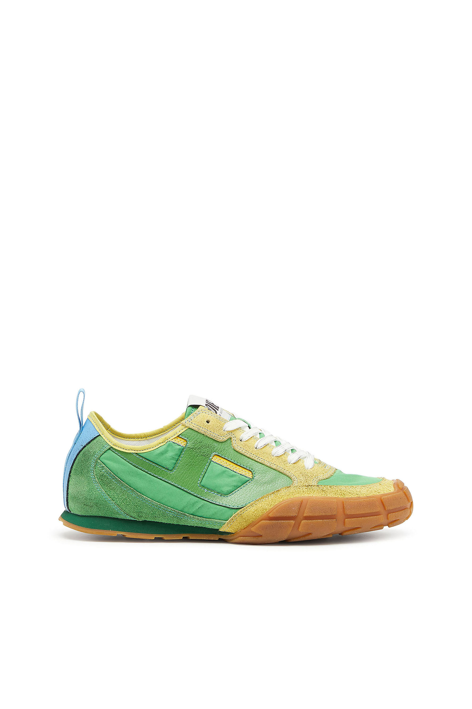 Diesel - S-PAGODHA LOW, Herren S-Pagodha &ndash; Sneakers aus Leder und Nylon in Gr&uuml;n - 1