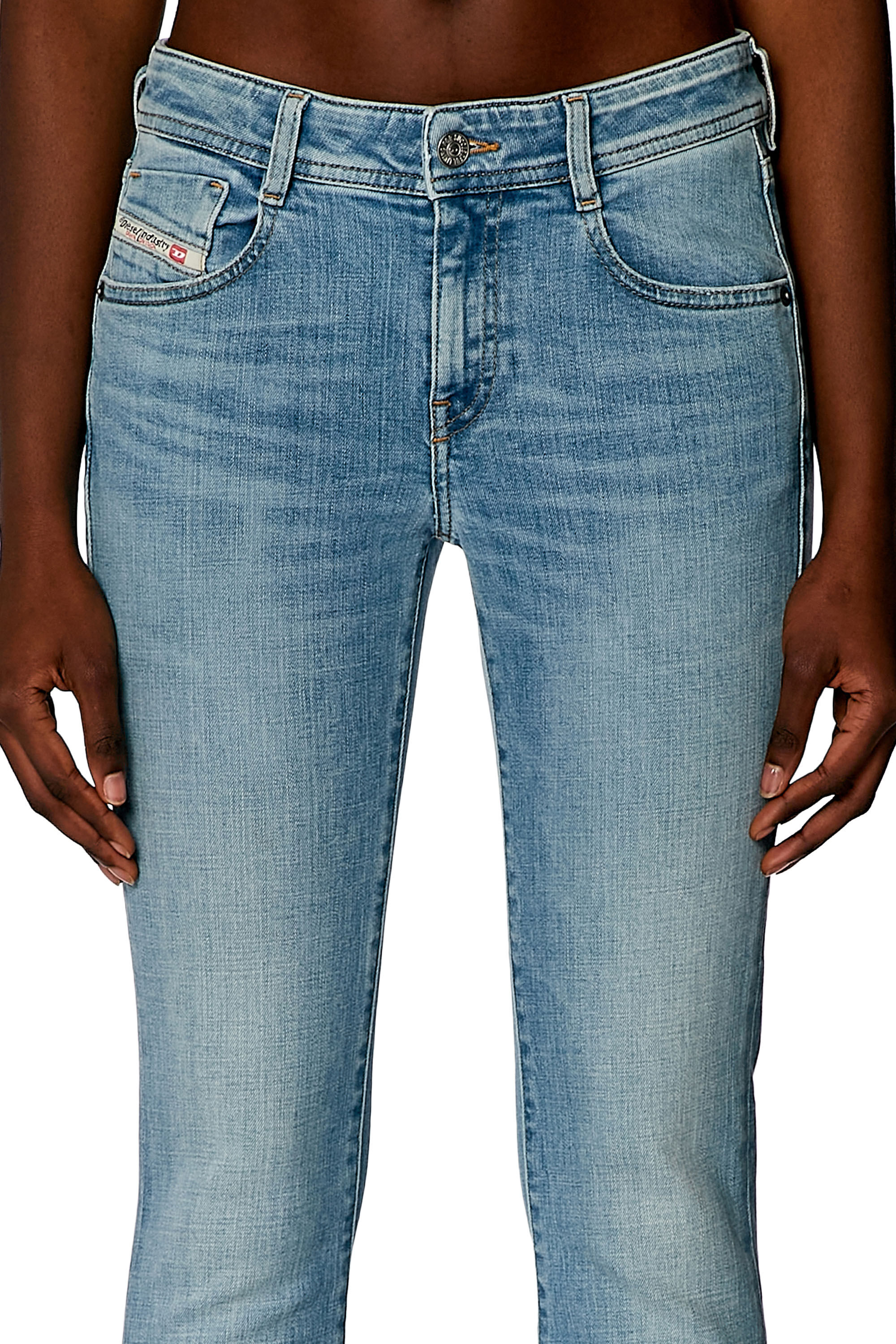 Diesel - Bootcut and Flare Jeans 1969 D-Ebbey 09H61, Blu Chiaro - Image 5