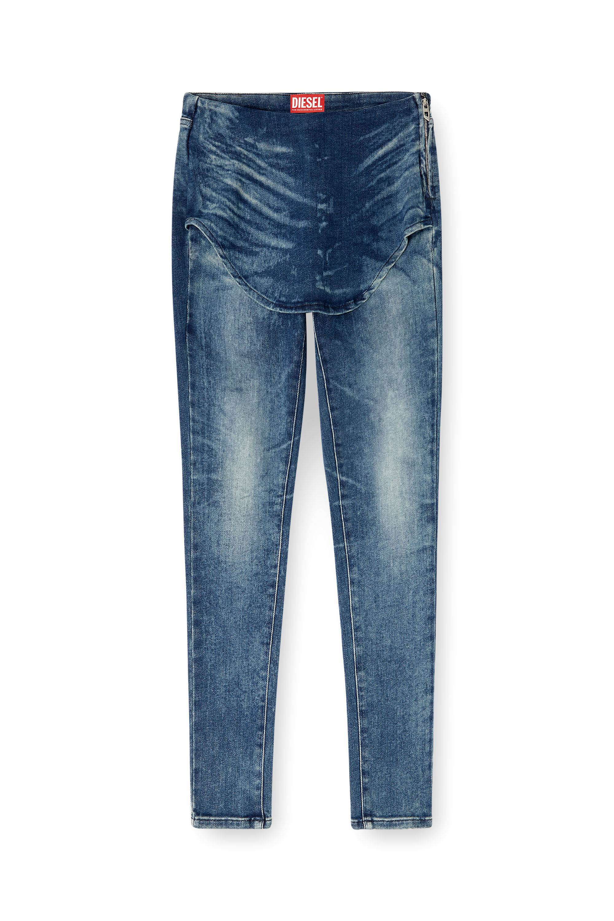 Diesel - Slim Jeans D-Gnol 09M95 Donna, Blu medio - Image 2