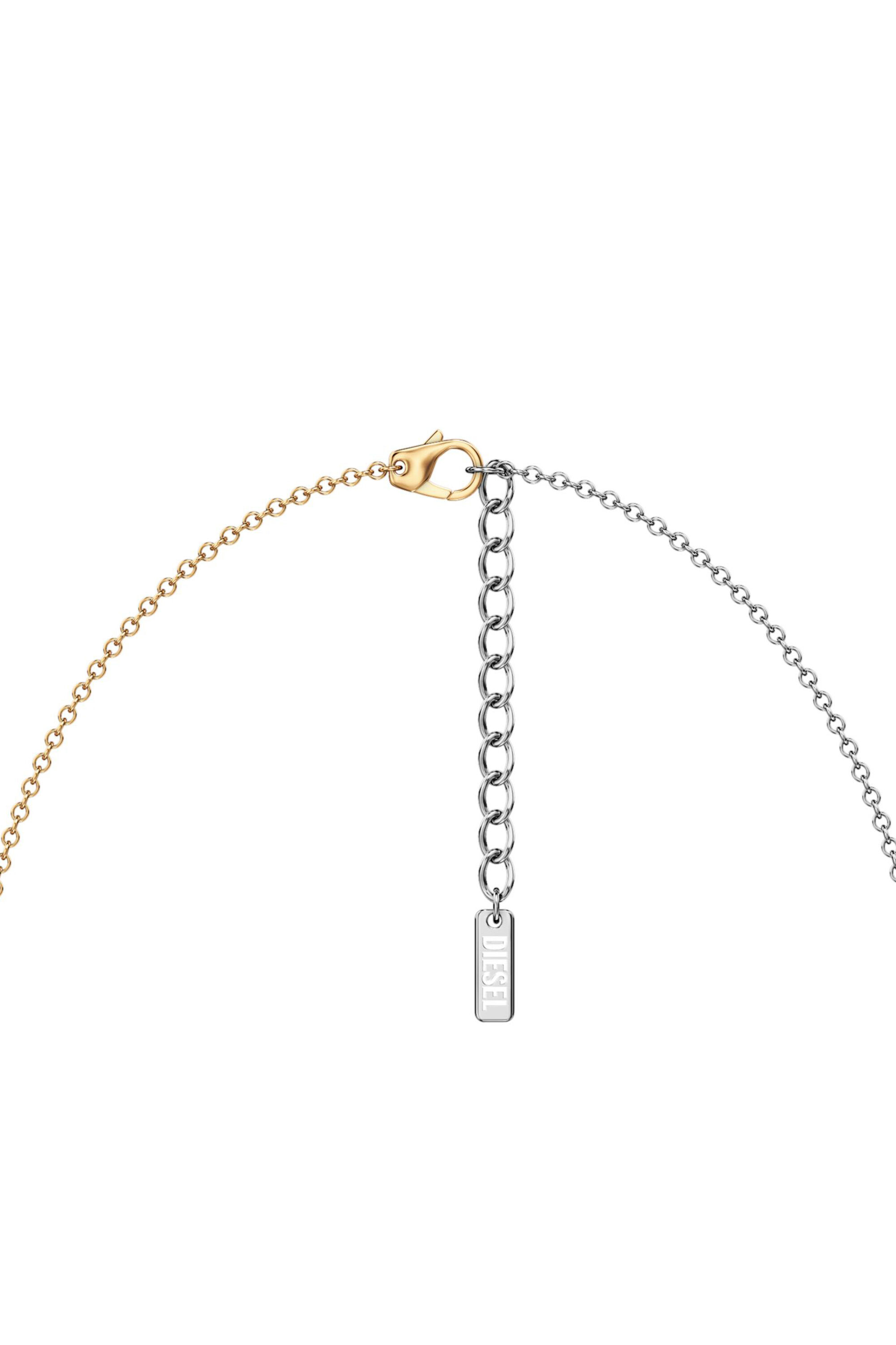 Diesel - DX1687931  JEWELLERY, Collier cha&icirc;ne en acier inoxydable Mixte in Gris argent&eacute; - 3