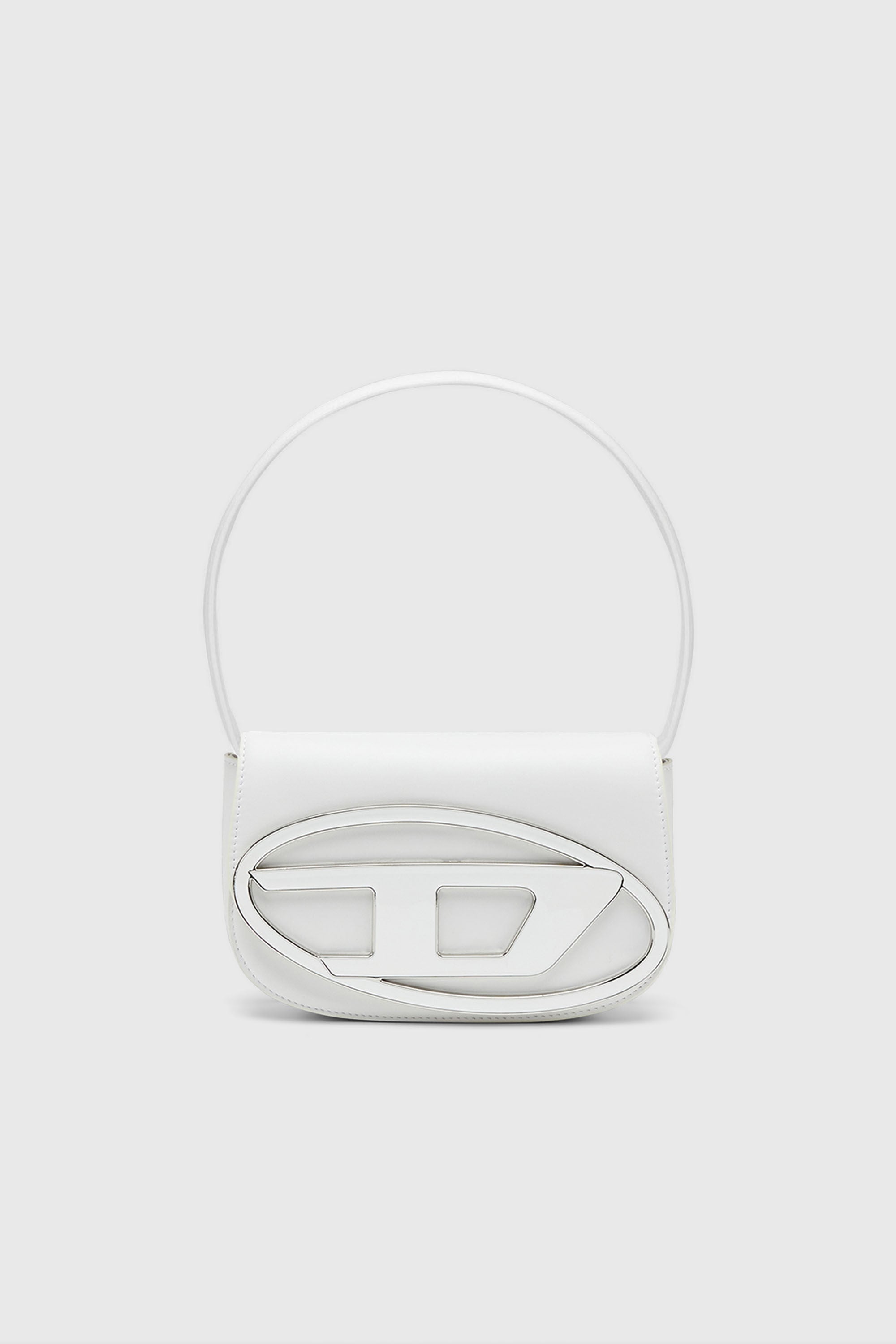 Diesel - 1DR, 1DR-Sac iconique &agrave; bandouli&egrave;re en cuir nappa Femme in Blanc - 2