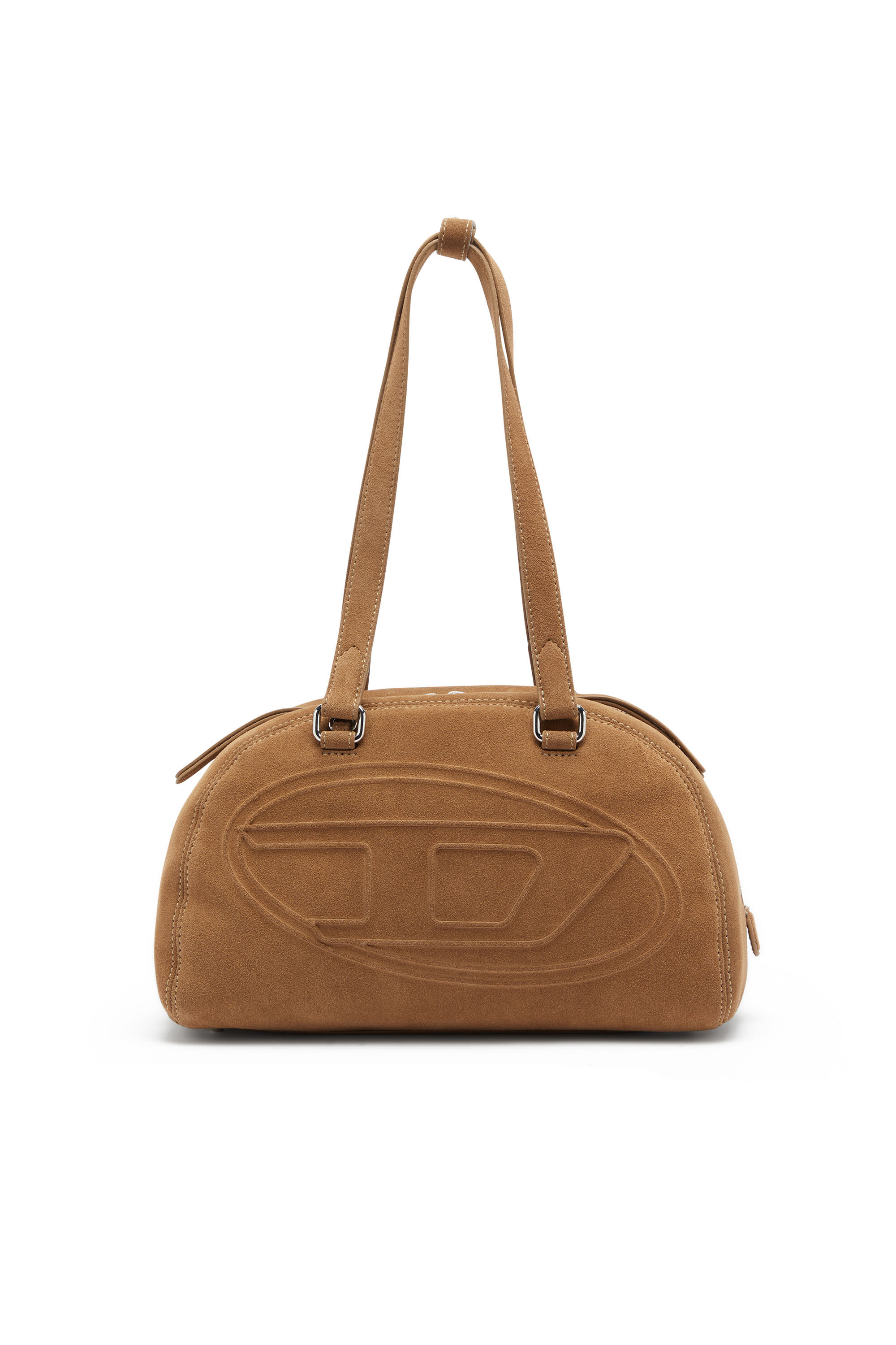 Diesel - 1DR DOME SHOULDER, 1DR Dome-Sac &agrave; &eacute;paule avec logo Oval D Mixte in Beige - 2