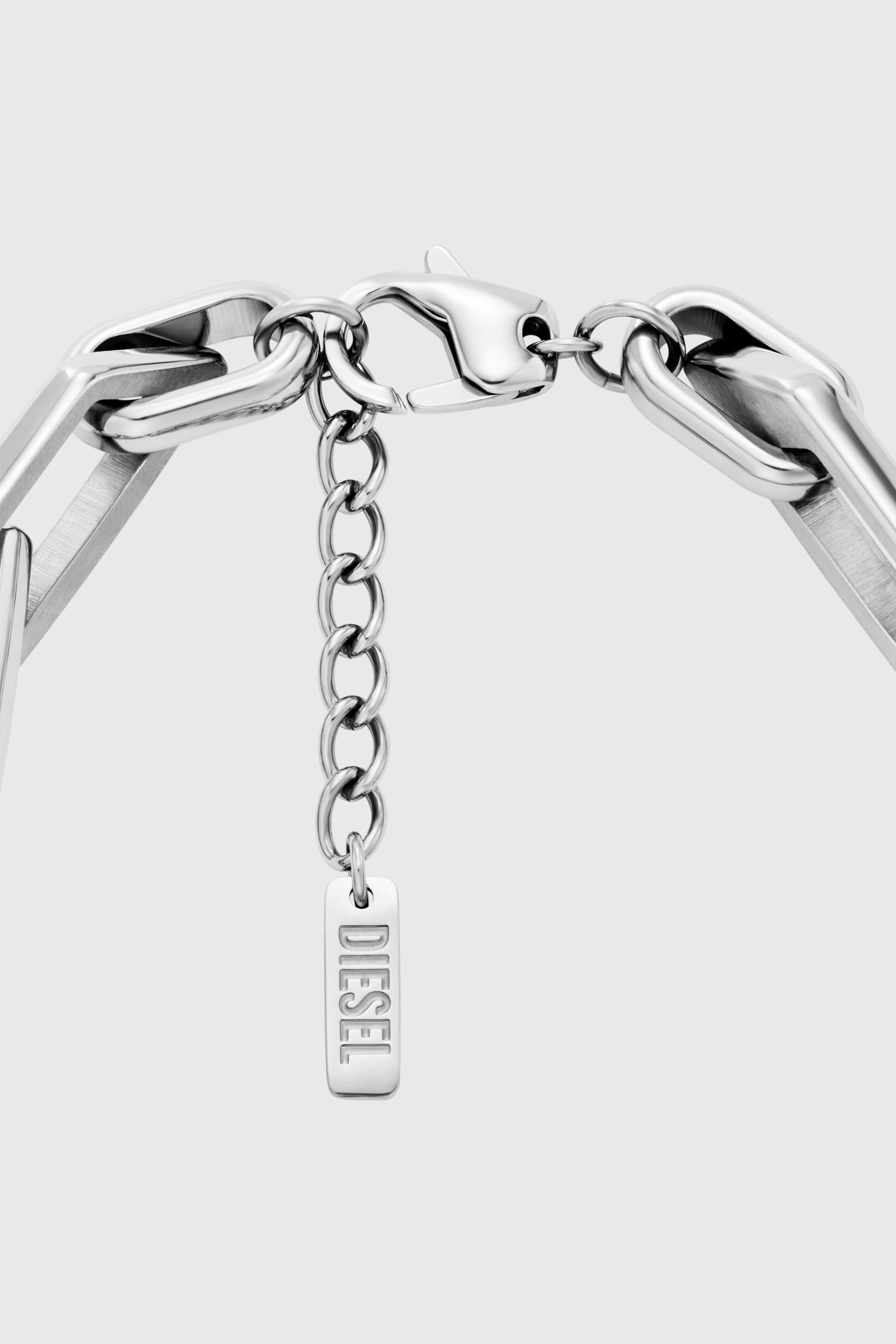 Diesel - DX1577040 JEWEL, Unisex Kettenarmband aus Edelstahl in Silber - 2