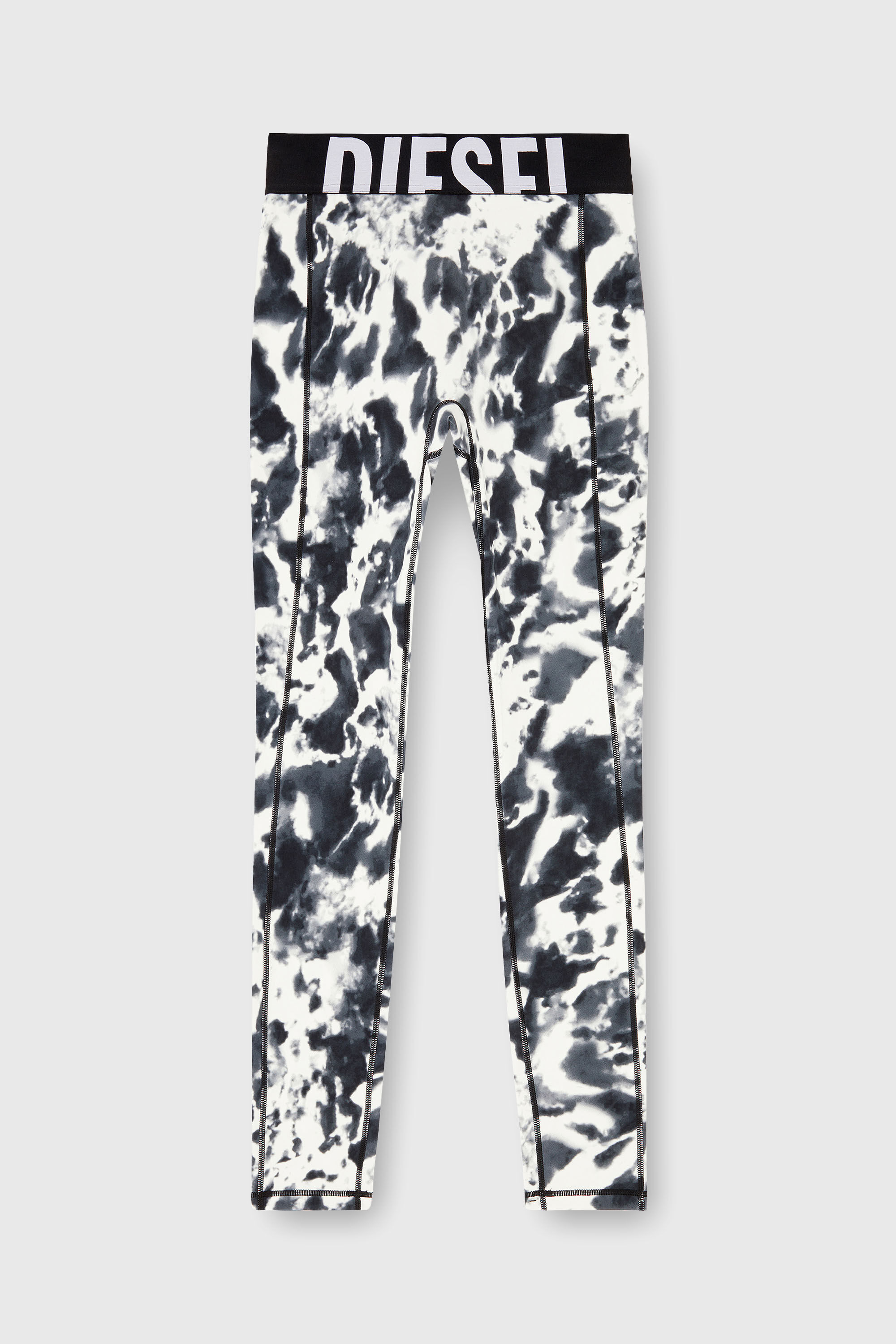 Diesel - ADELINE-D-POP, Leggings in microfibra stampata Donna in Multicolor - 2