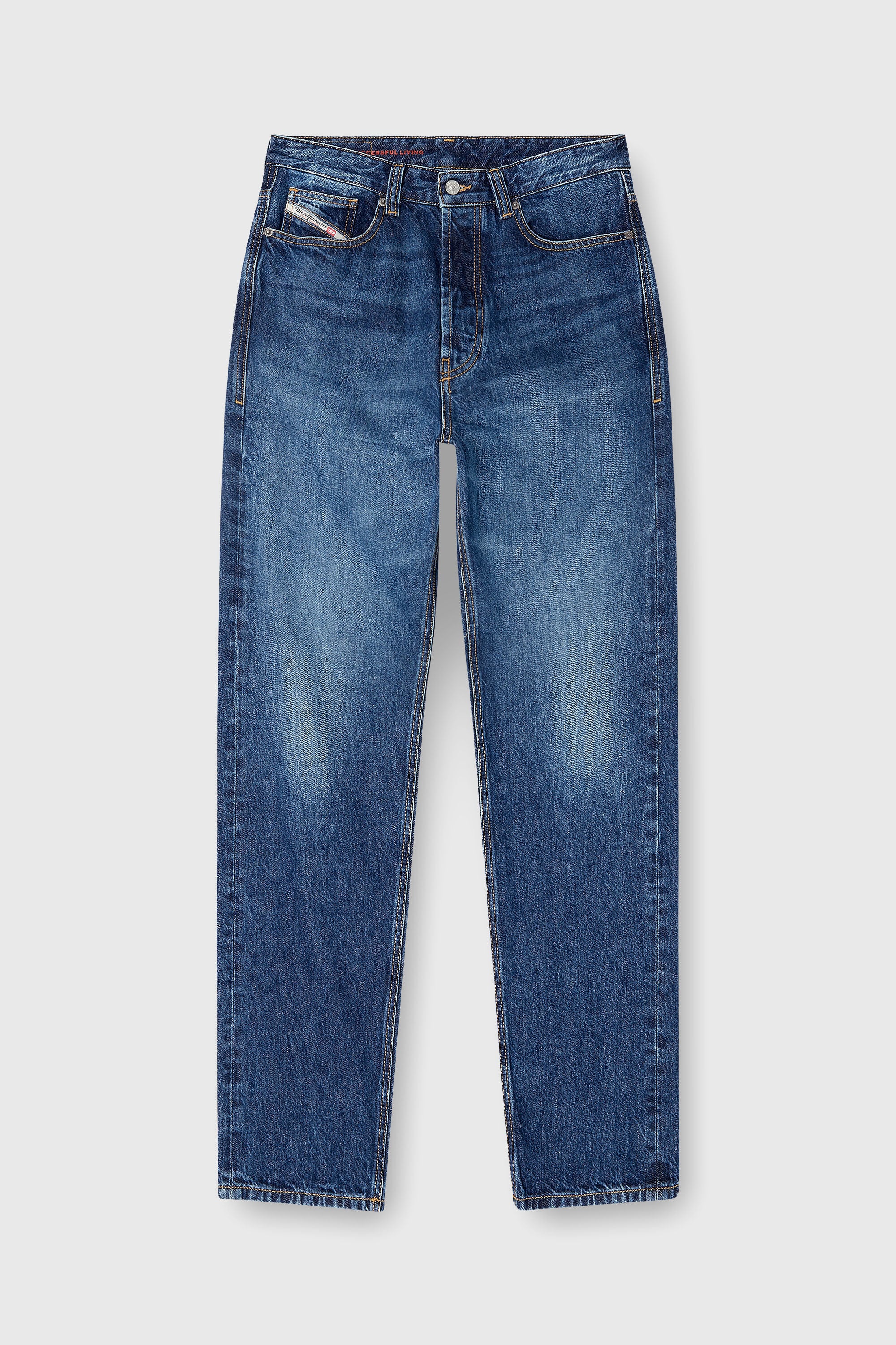 Diesel - Herren Regular Jeans 2024 D-Macs 09I27, Mittelblau - 4
