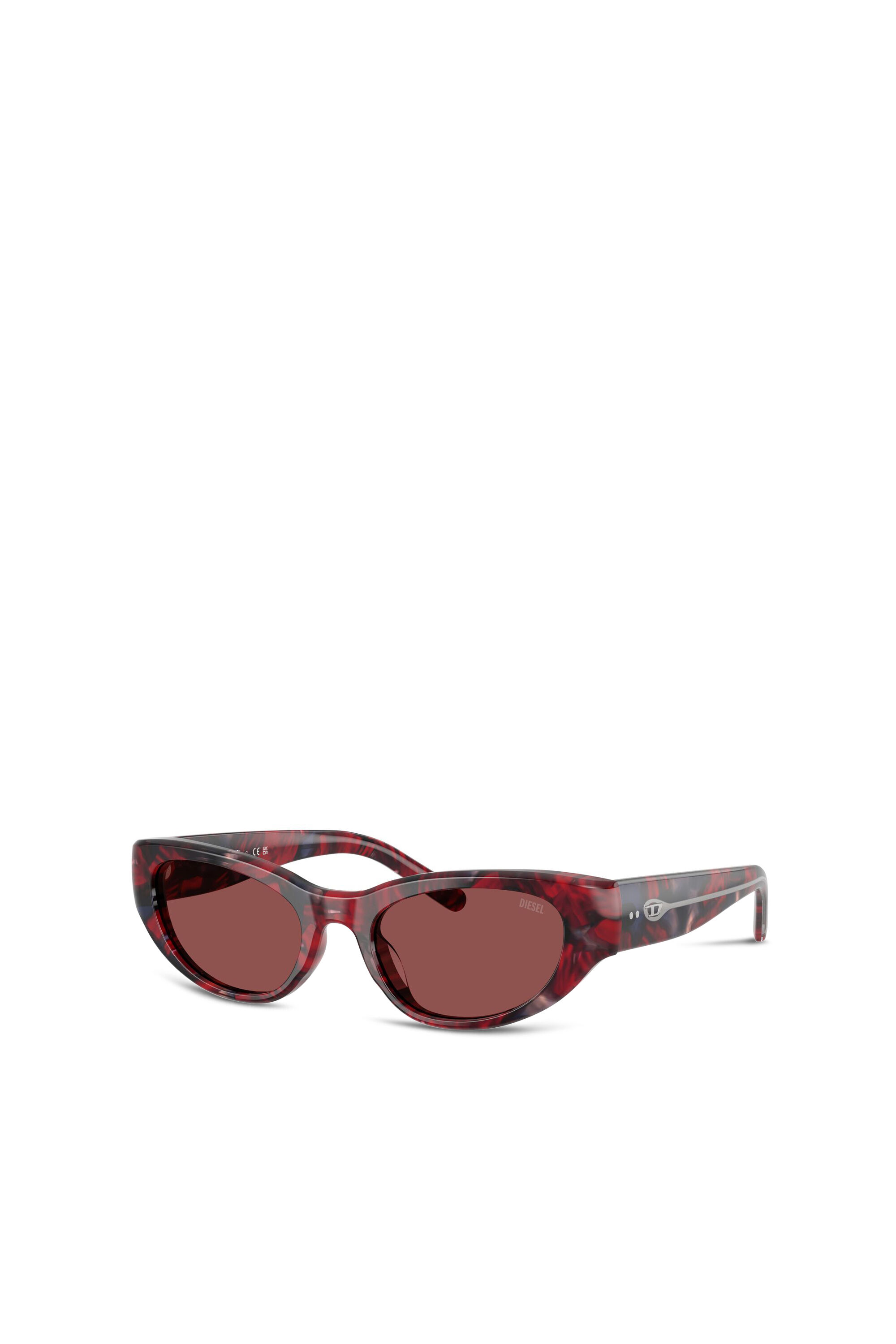 Diesel - 0DL2010U, Unisex Cateye-Sonnenbrillen in Rot/Braun - 4