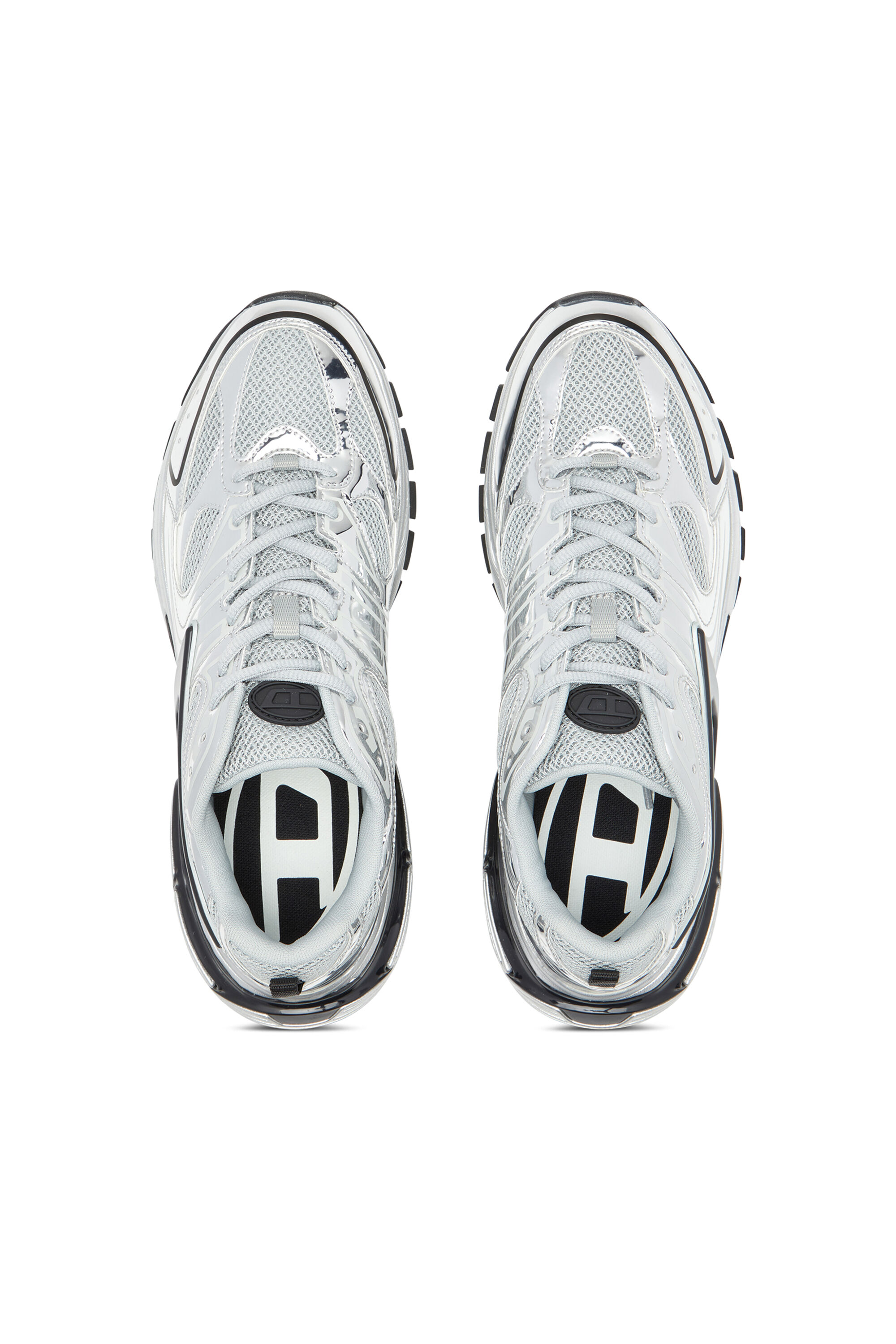 Diesel - S-SERENDIPITY PRO-X1, Uomo S-Serendipity-Sneaker in mesh con applicazioni metallizzate in Multicolor - Image 4