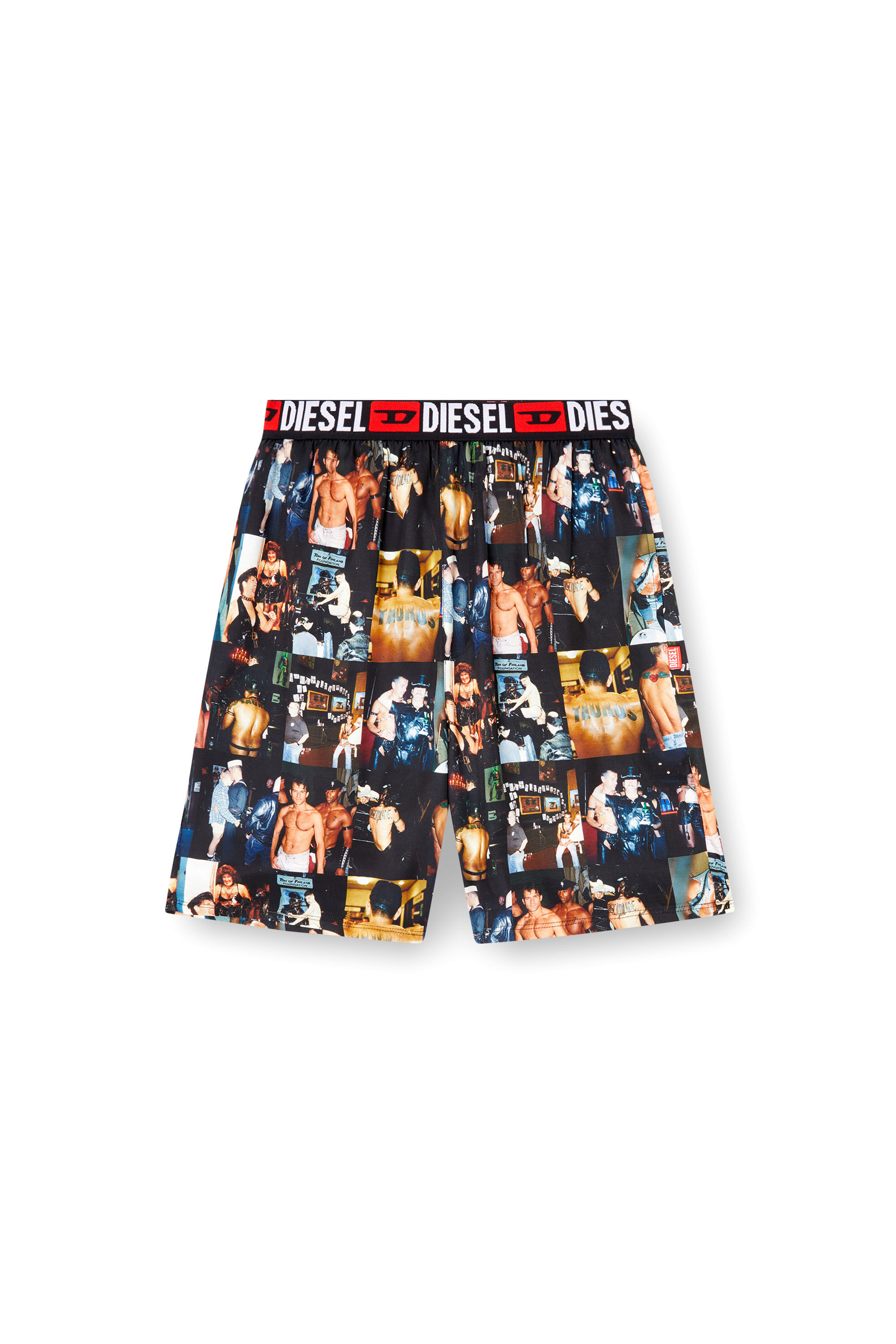 Diesel - PR-P-TOLL-SHOR-TOM25, Unisex Bowling-Hemd mit Grafik-Prints in Schwarz - 2