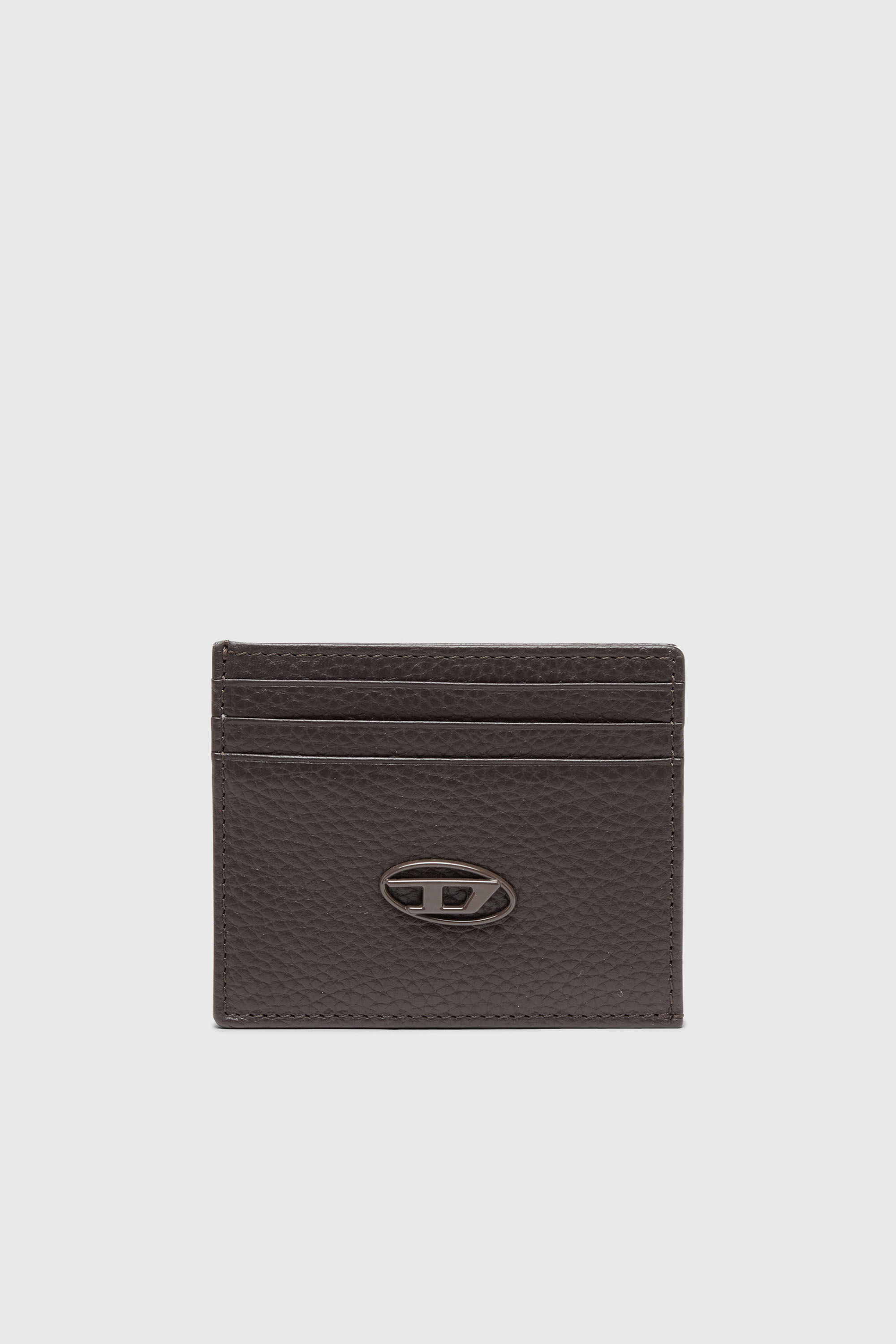 Diesel - CARD CASE, Porta carte in fior di pelle Uomo in Marrone - 1
