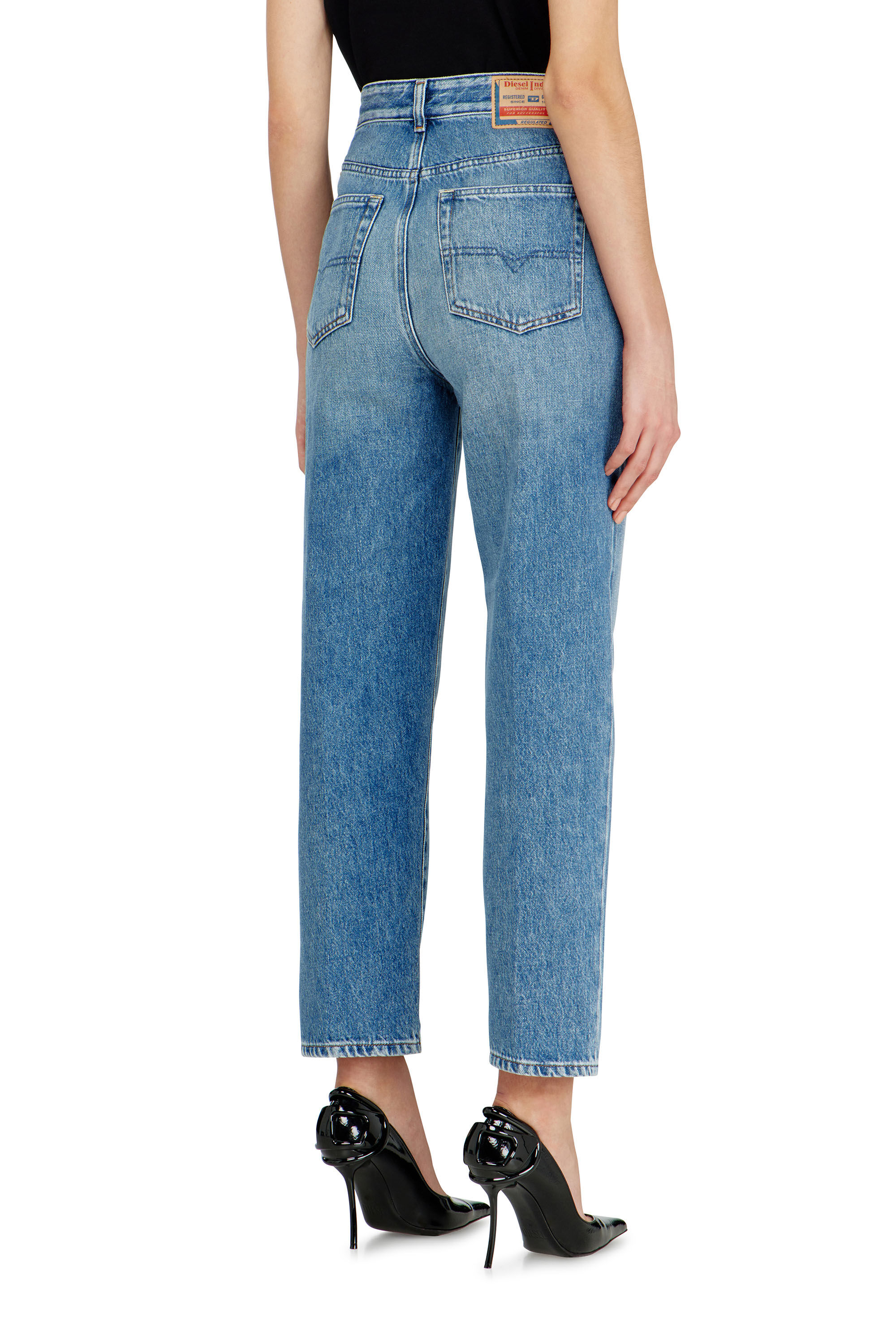 Diesel - Regular Jeans 1981 D-Went 09Q07 Donna, Blu Chiaro - Image 5