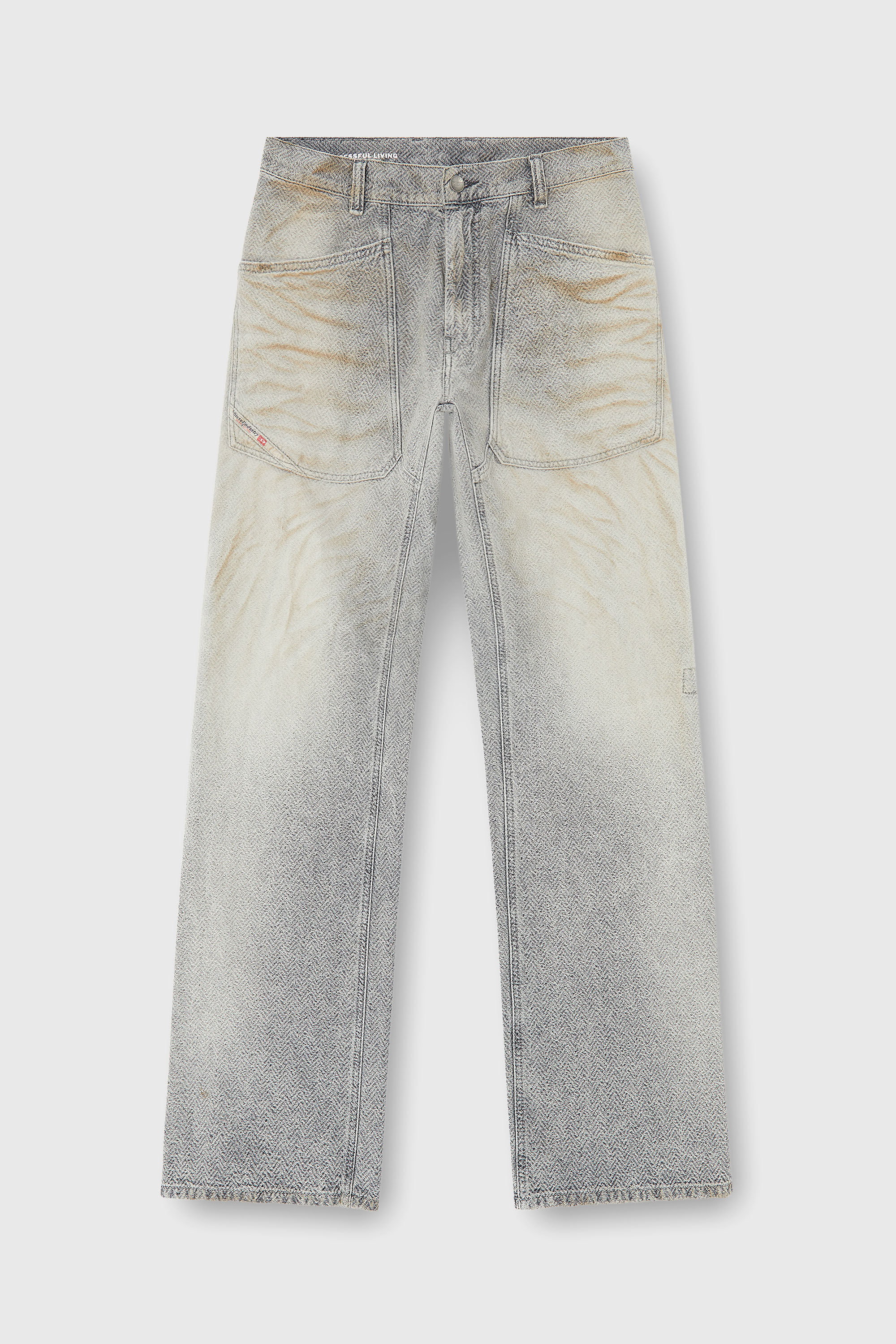 Diesel - Herren Relaxed Jeans D-Zeta 09Q11, Grau - 6