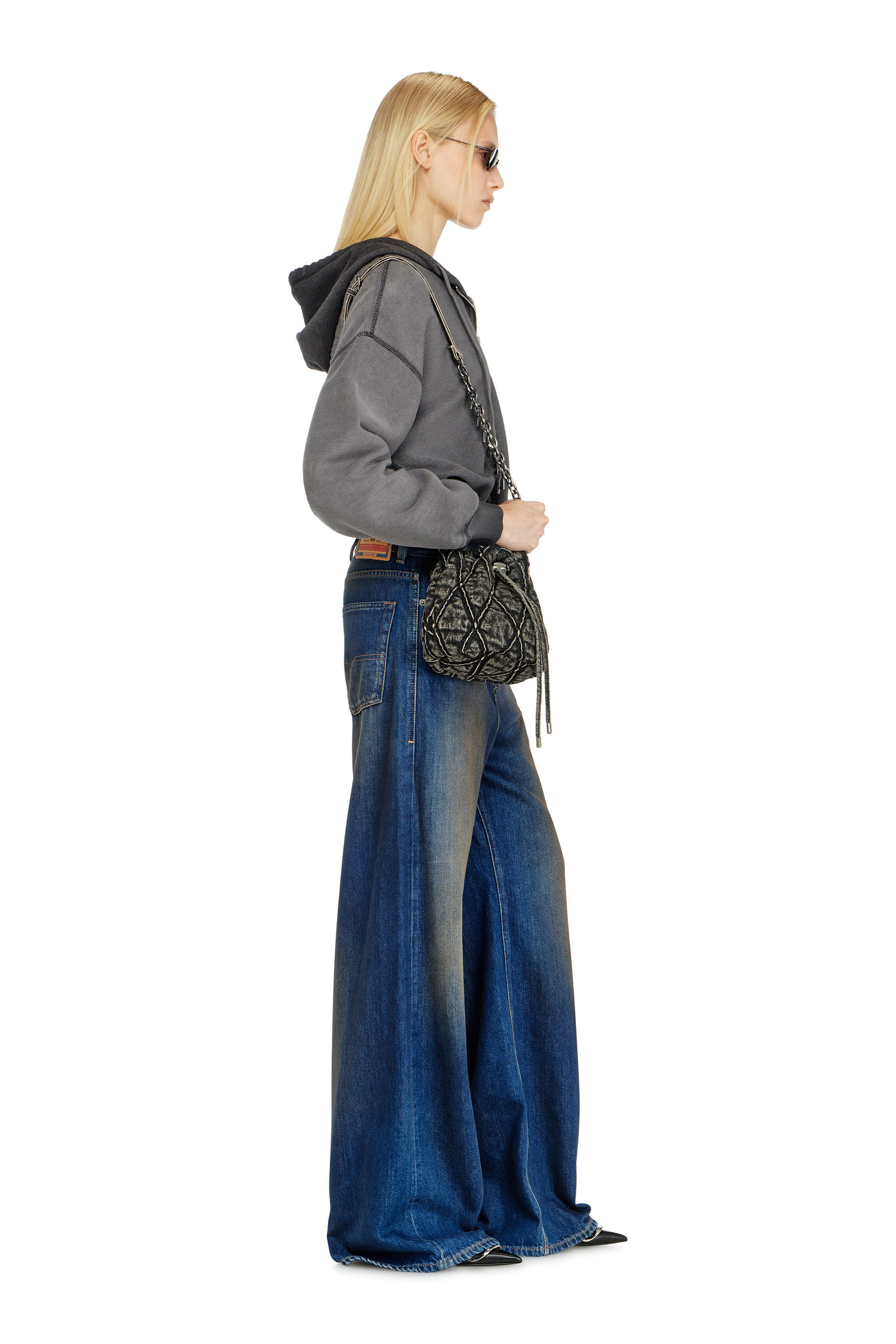 Diesel - Relaxed Jeans 1996 D-Sire 09P47 Donna, Blu Scuro - Image 2