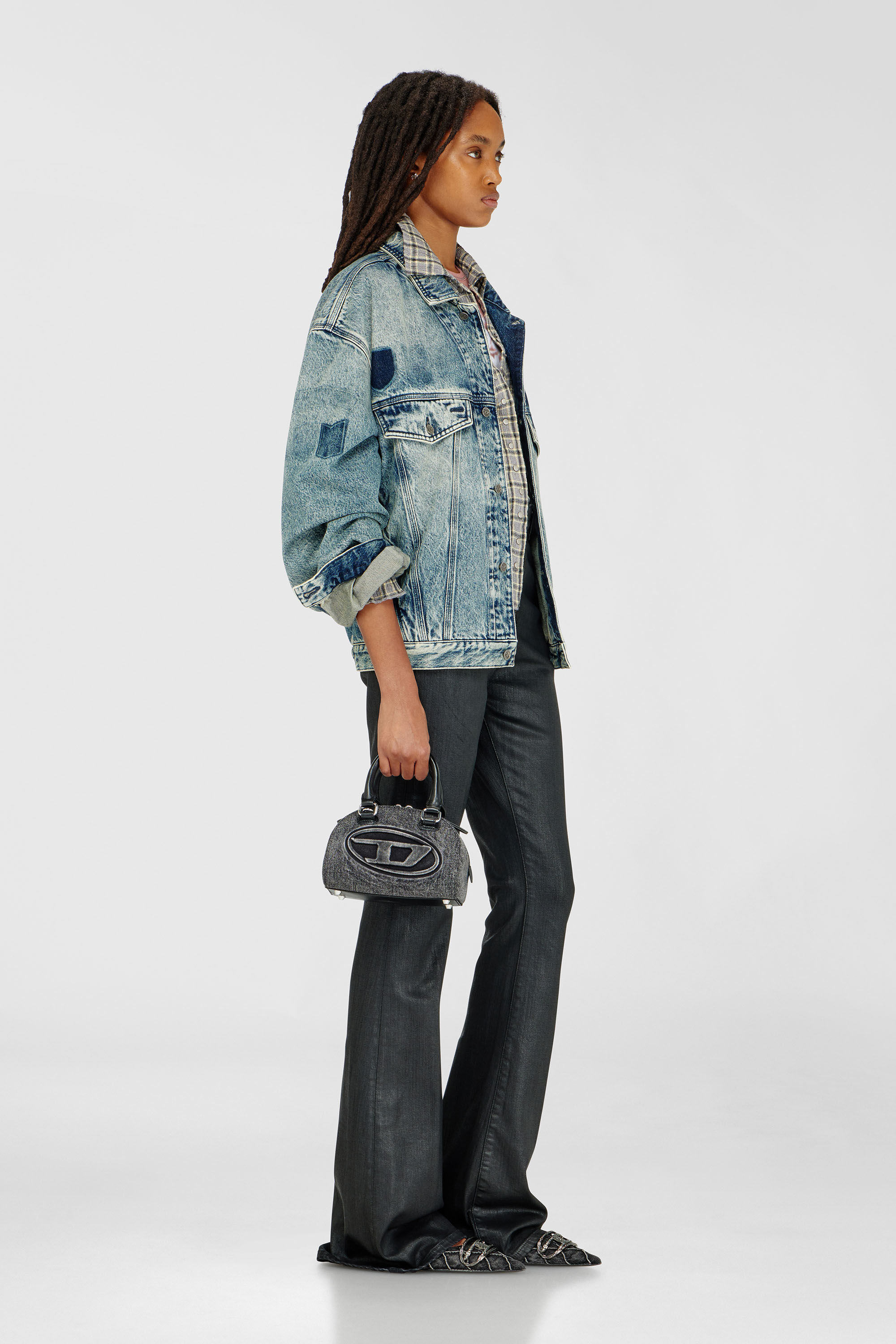 Diesel - Bootcut Jeans 1973 D-Partt 09P78 Femme, Noir/Gris fonc&eacute; - Image 2