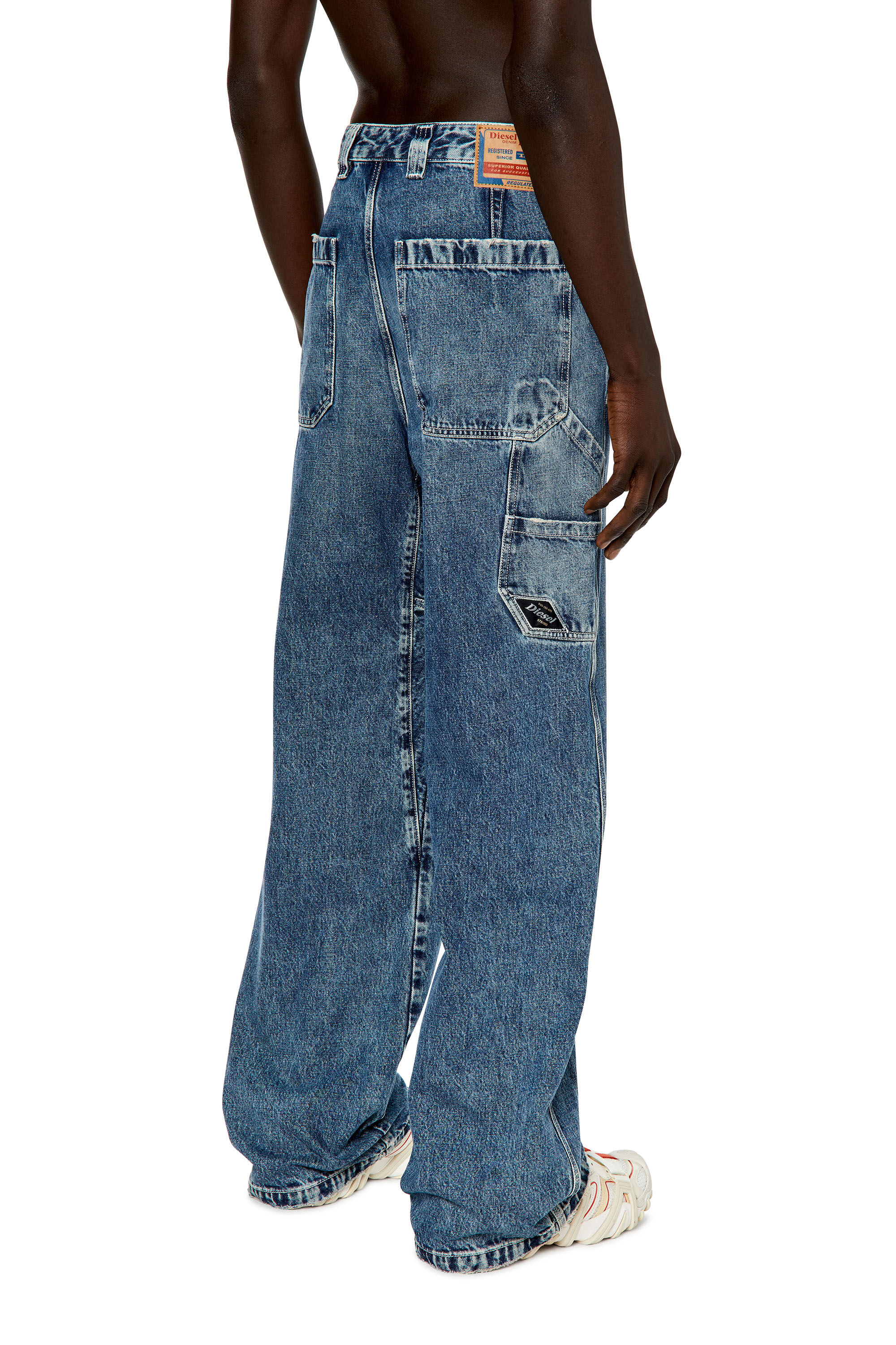 Diesel - Straight Jeans D-Livery 007M3, Blu medio - Image 4