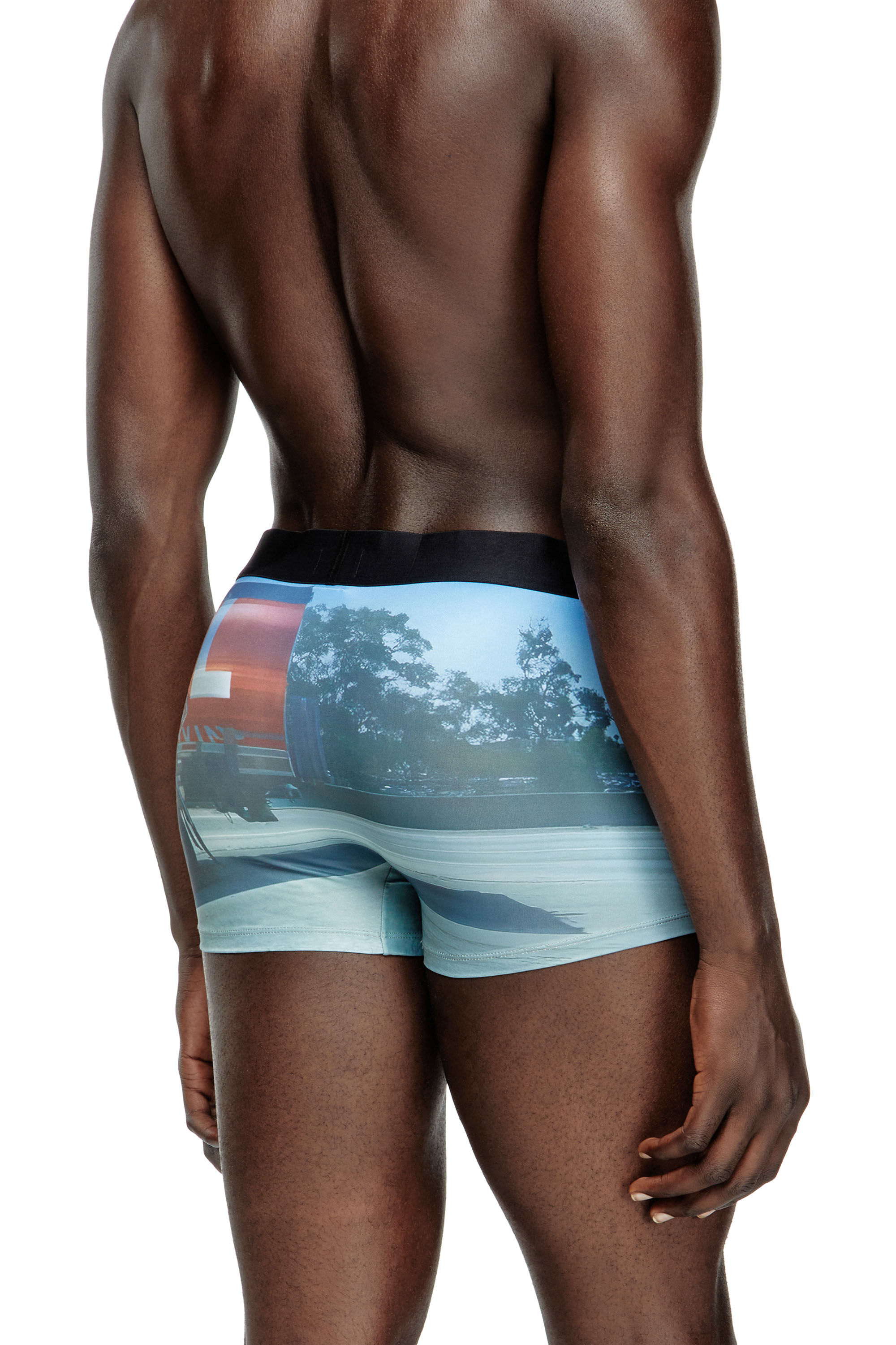 Diesel - DAMIEN-D-POP-40, Boxer à imprimé Pop Homme in Bleu - 4