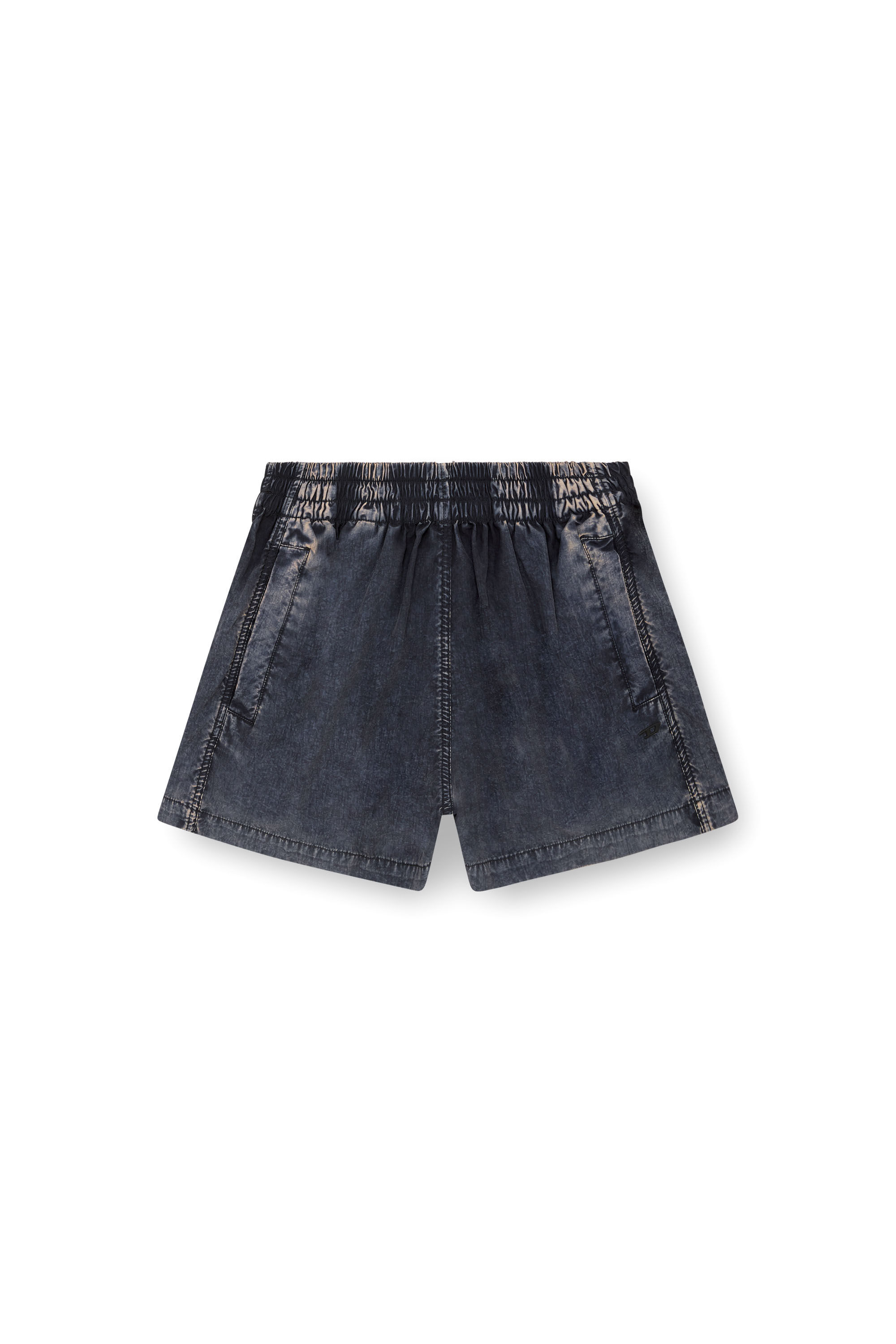 Diesel - S-OUND, Boxer en tissu Taslan traité Femme in Bleu - 2
