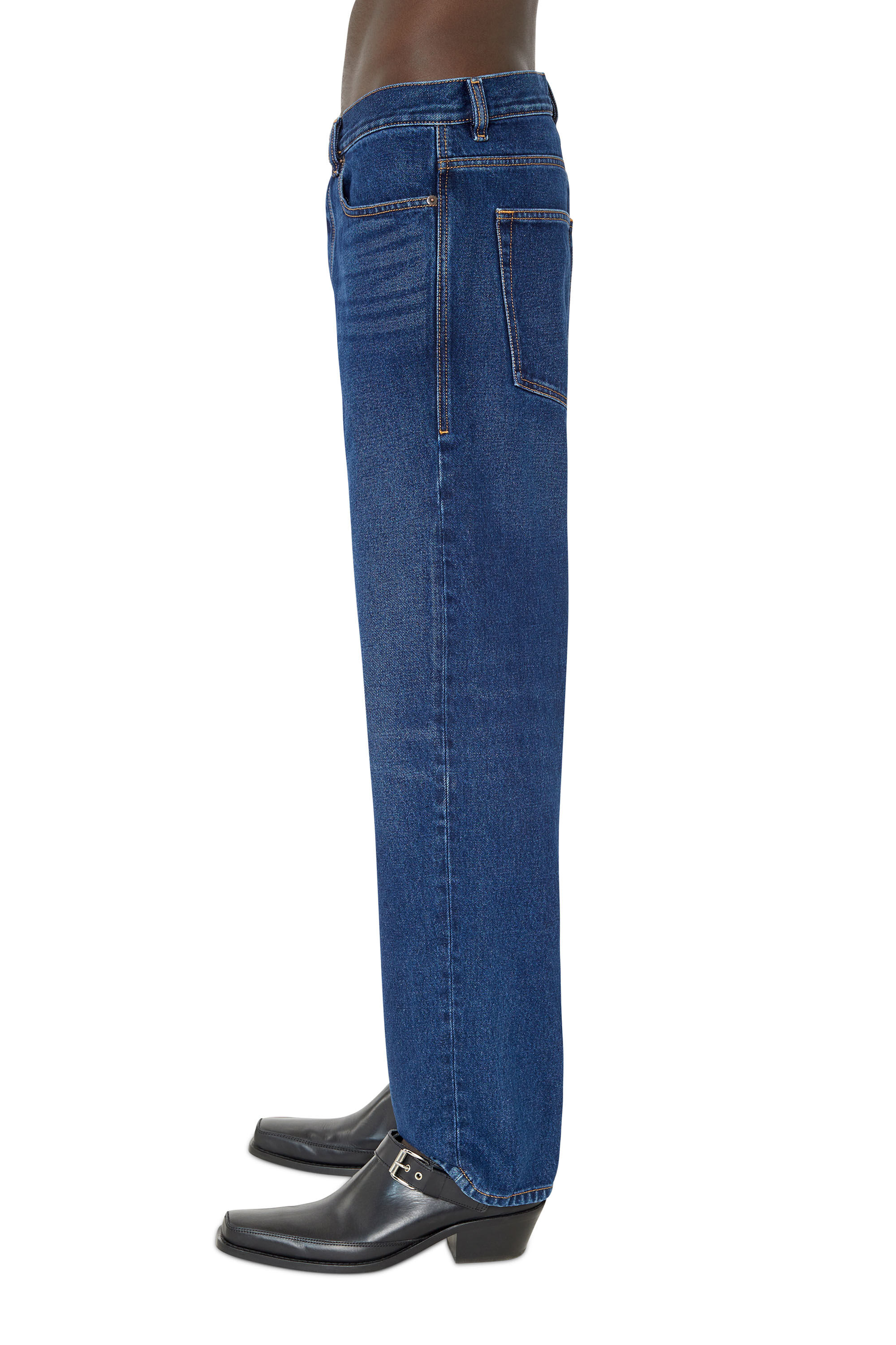 Diesel - Straight Jeans 2010 D-Macs 007E6, Bleu Foncé - Image 5