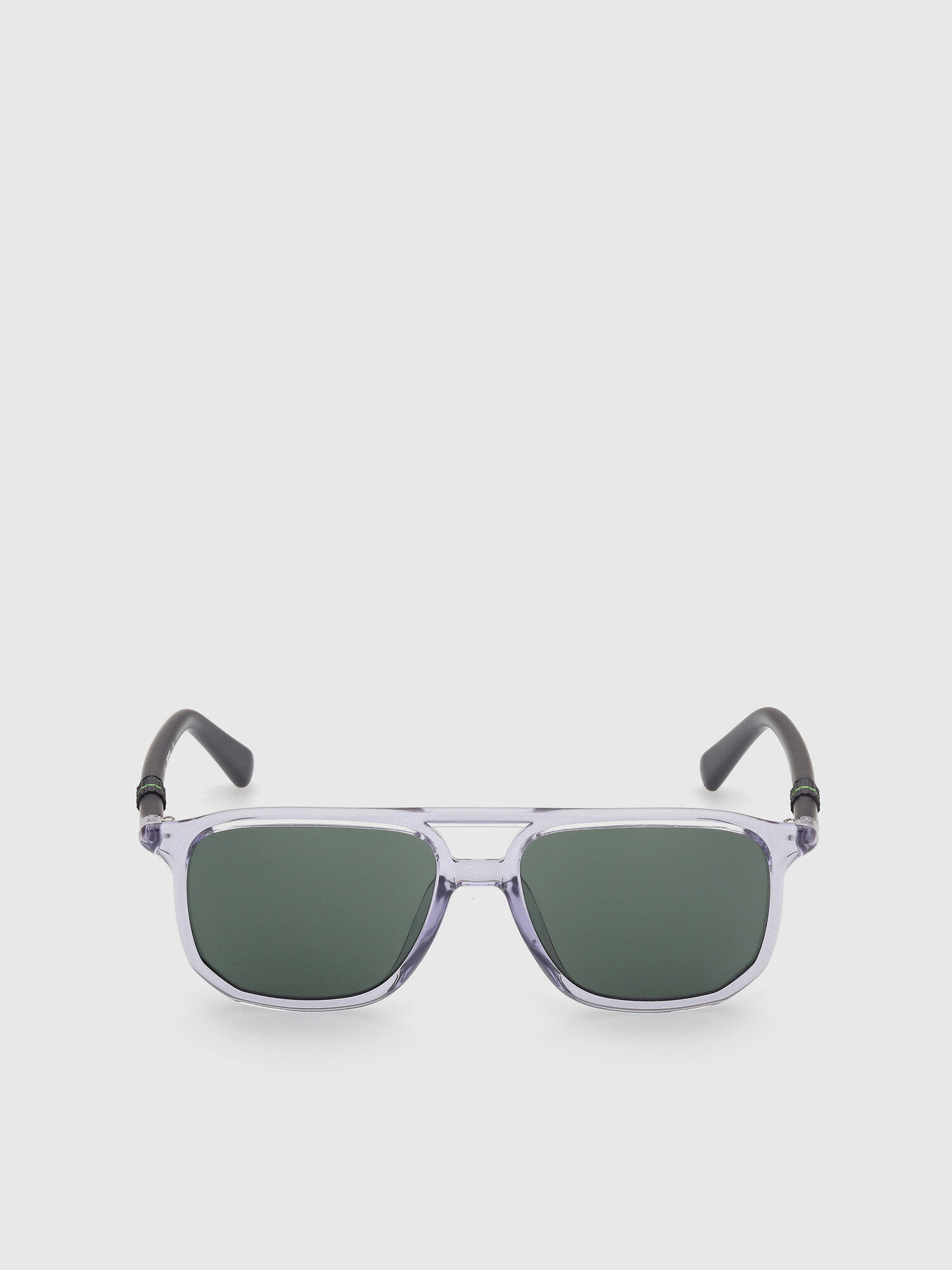 Diesel - DL0332, Herren Optische Brille mit Fliegerform in Grau - 1
