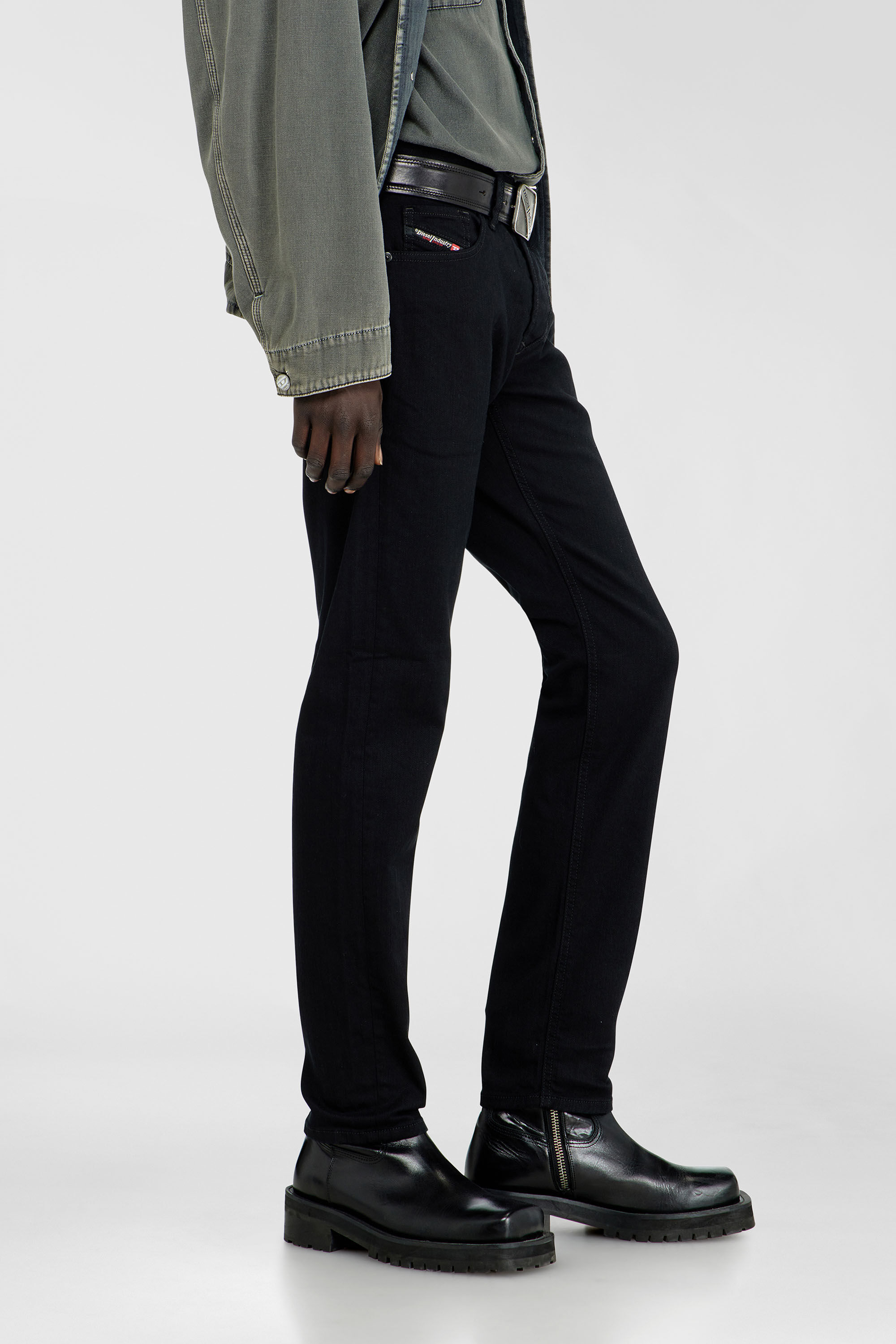 Diesel - Regular Jeans 1986 Larkee-Beex 0688H Homme, Noir/Gris fonc&eacute; - Image 7