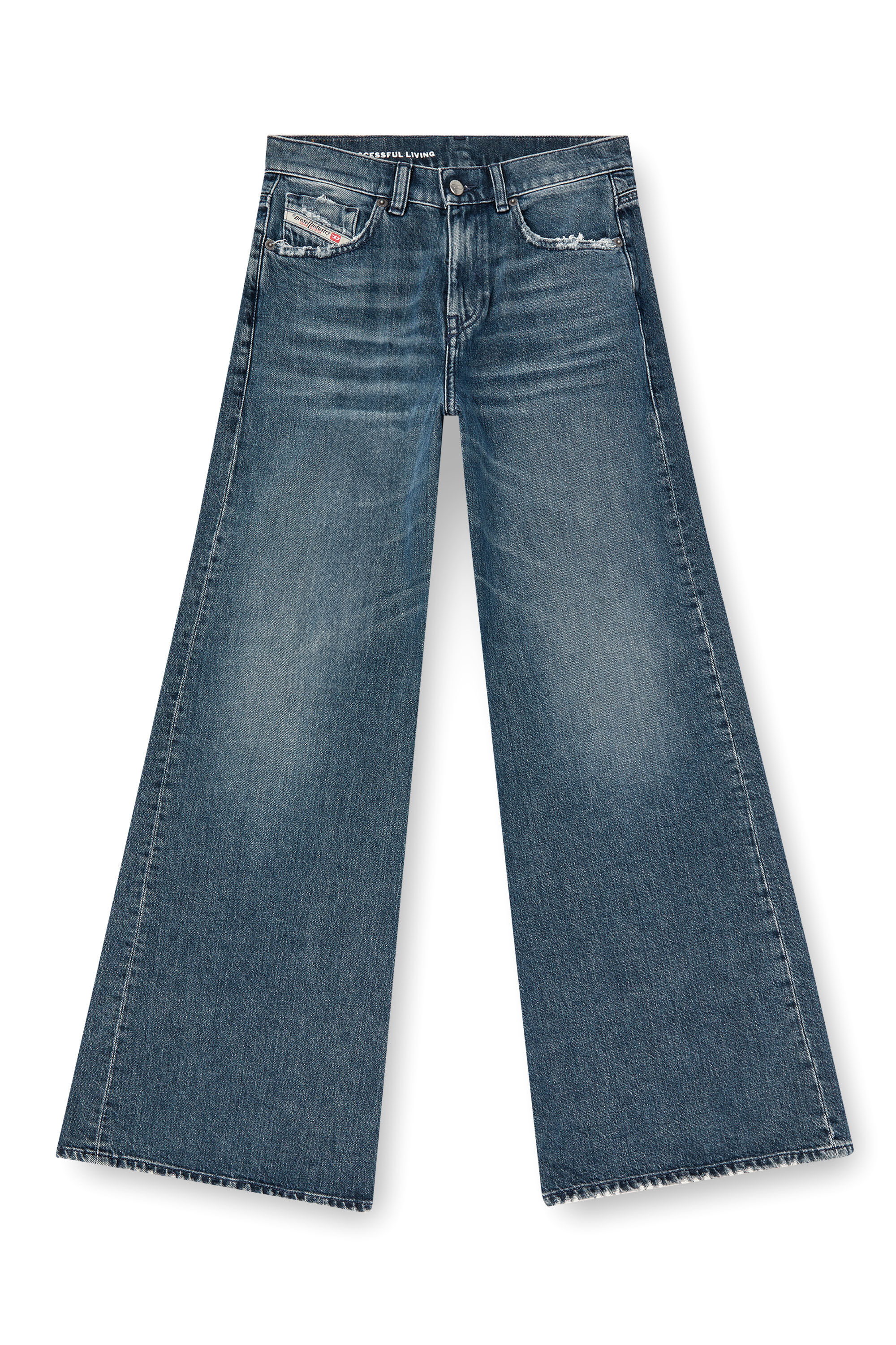 Diesel - Damen Flare Jeans 1978 D-Akemi 007Y7, Mittelblau - 2