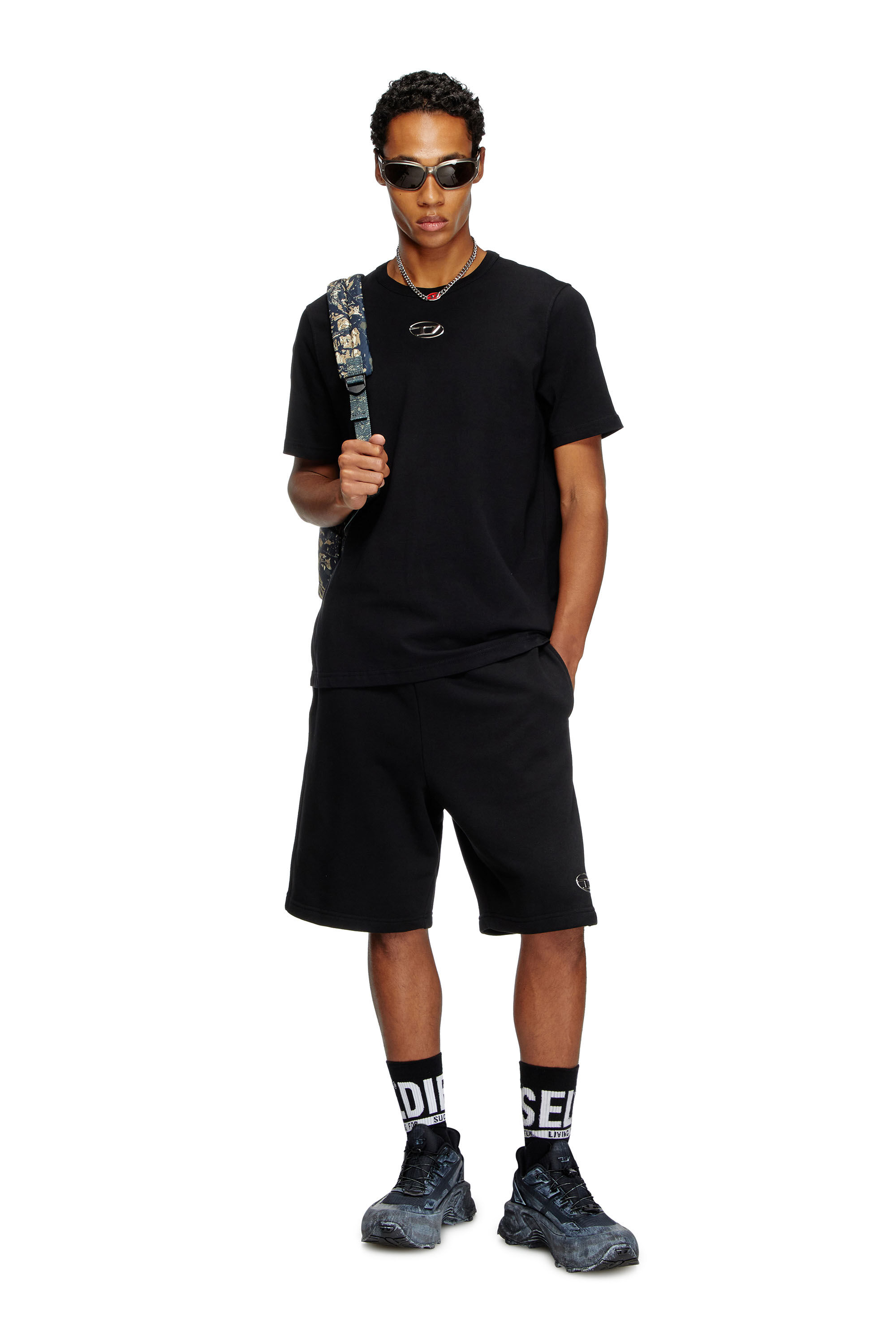 Diesel - SKM-RAY-THREEPACK, Set di tre calzini con logo sul polsino Uomo in Multicolor - 2