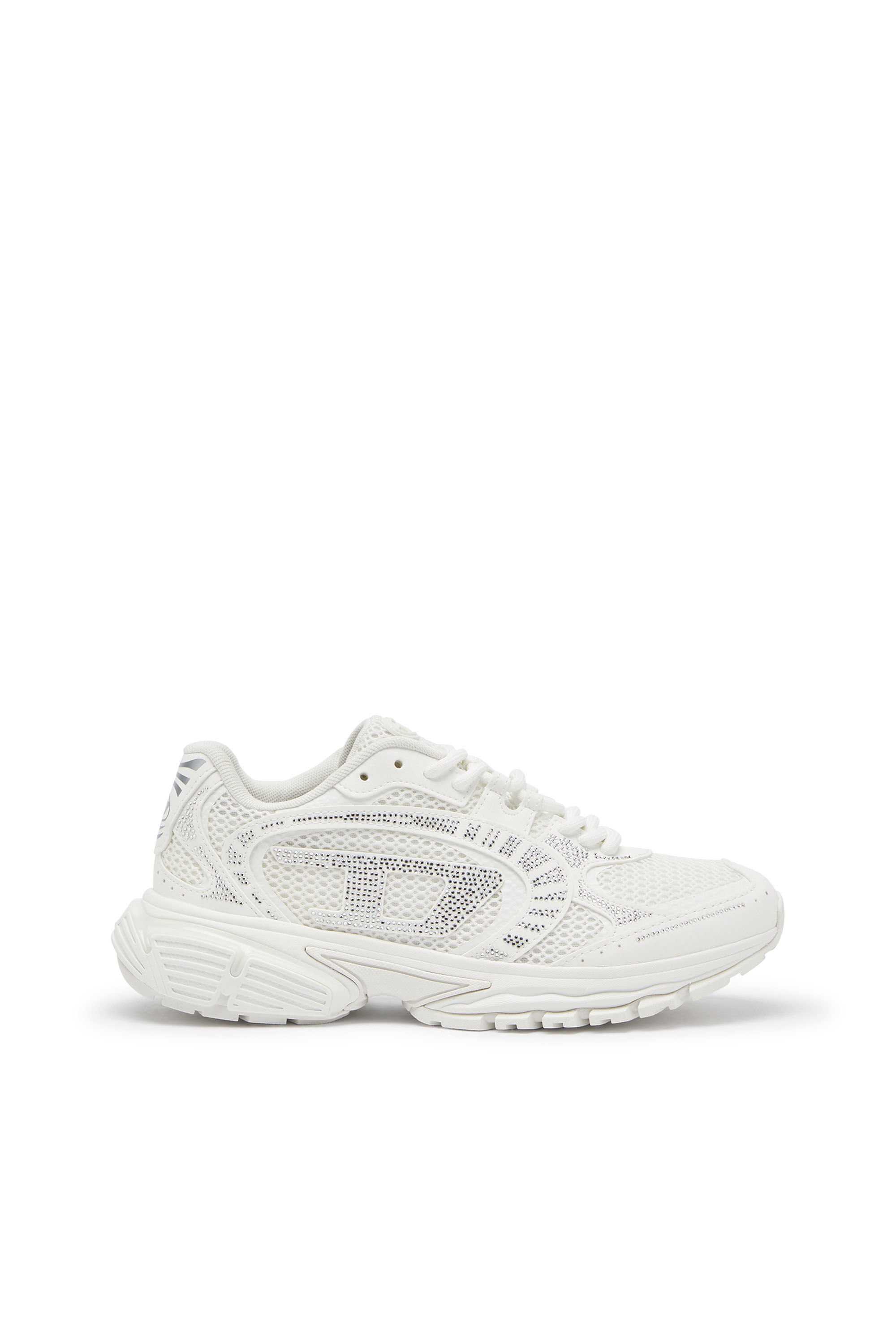 Diesel - S-PRO-V-DENSE LOW W, S-Pro-V-Dense - Sneakers in mesh con cristalli Donna in Bianco - 1