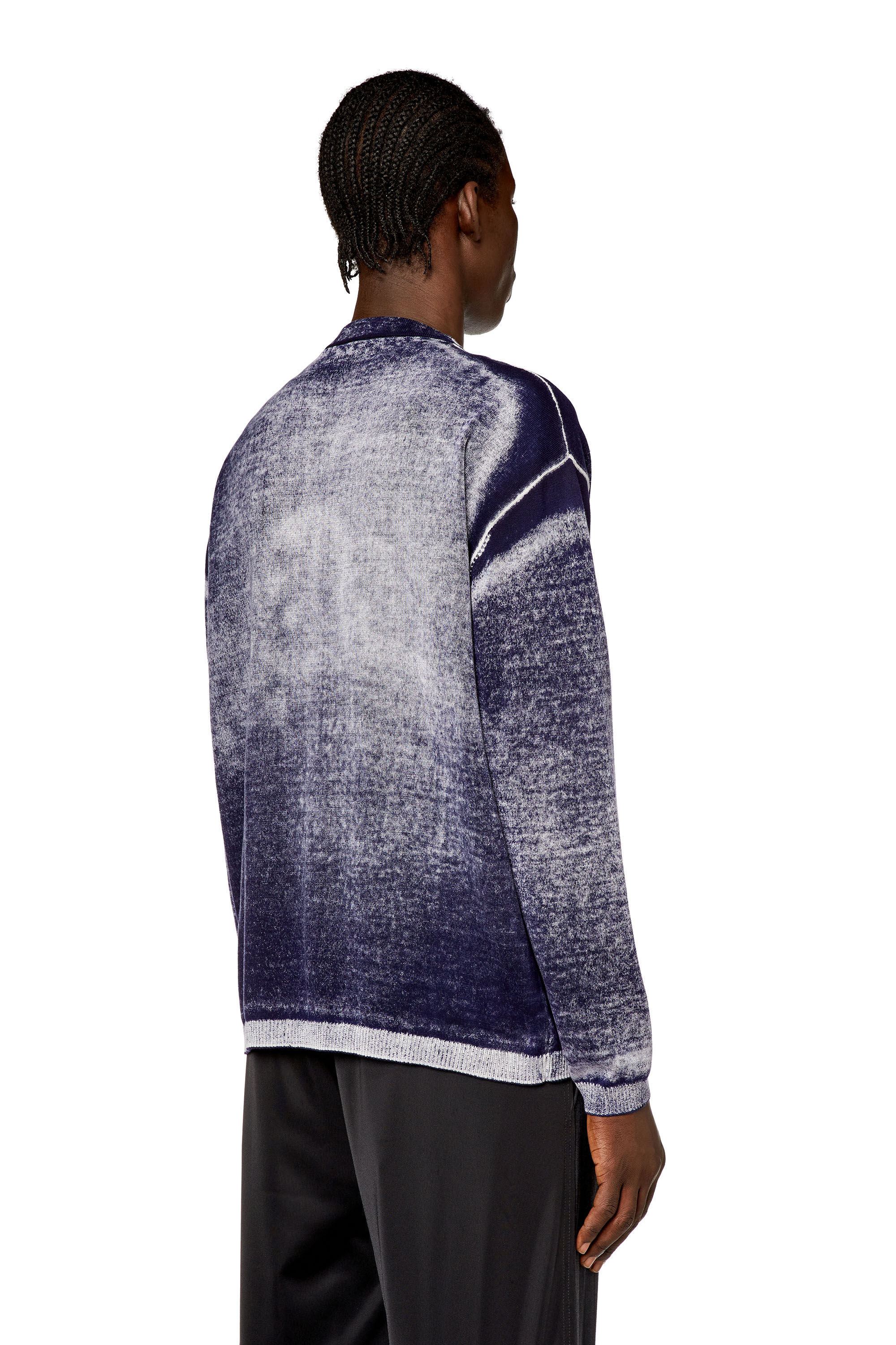 Diesel - K-LARENCE-CARDIGAN-B, Blu Scuro - Image 4