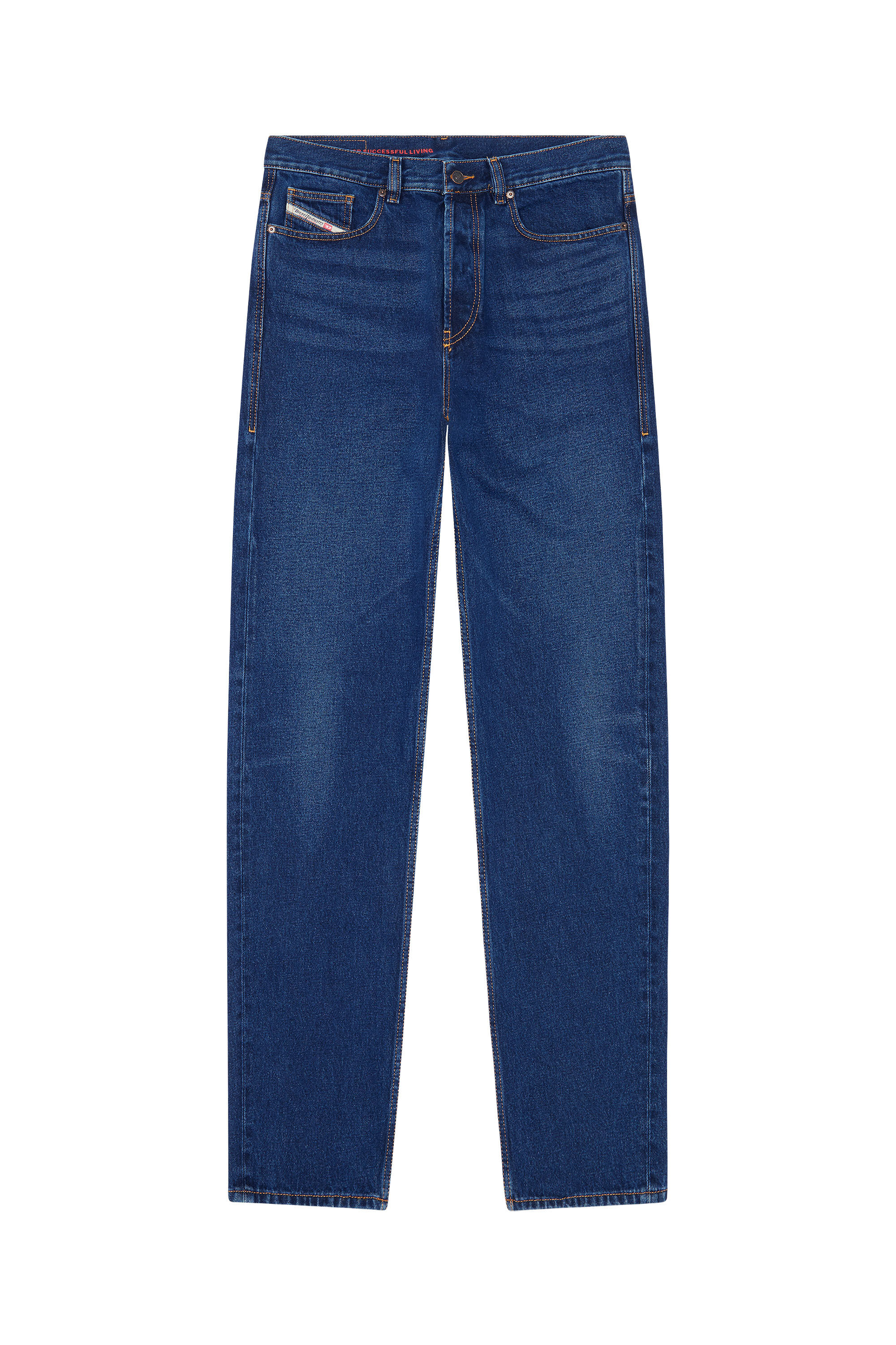 Diesel - Straight Jeans 2010 D-Macs 007E6, Bleu Foncé - Image 2