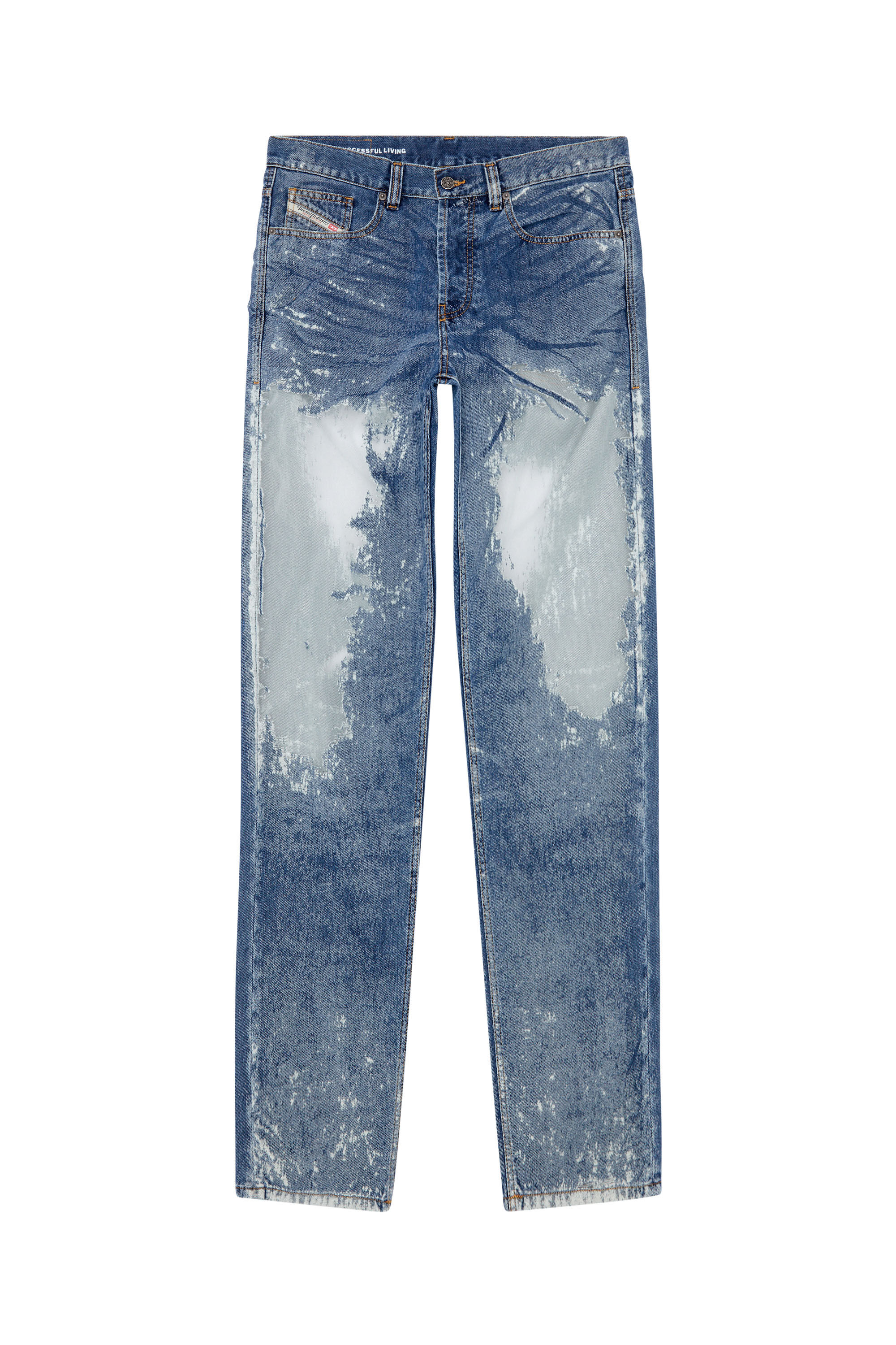 Diesel - Straight Jeans 2010 D-Macs 068JH, Bleu moyen - Image 2