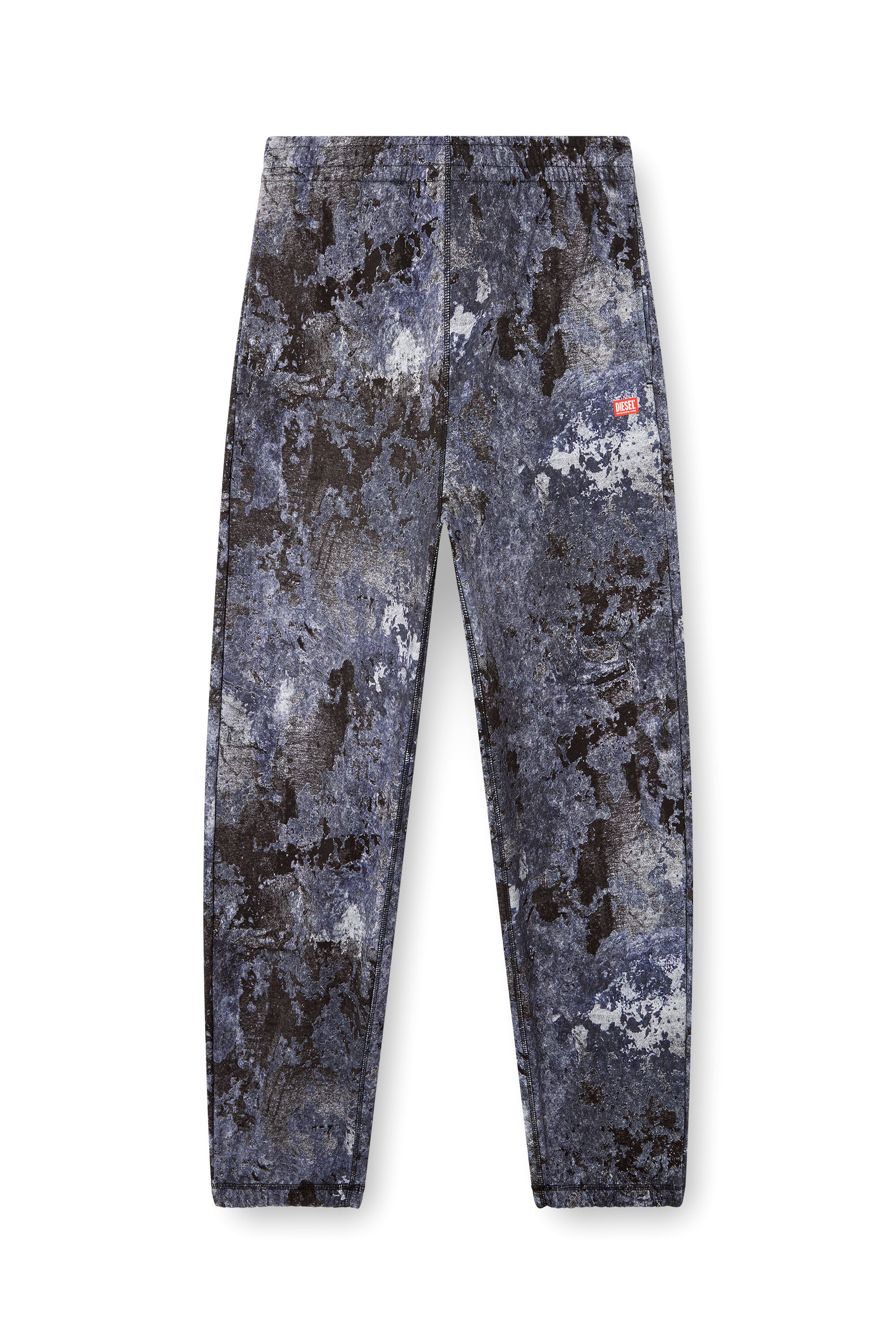 Diesel - P-MARKY-R2, Pantaloni tuta con trattamento marble Uomo in Blu - 2