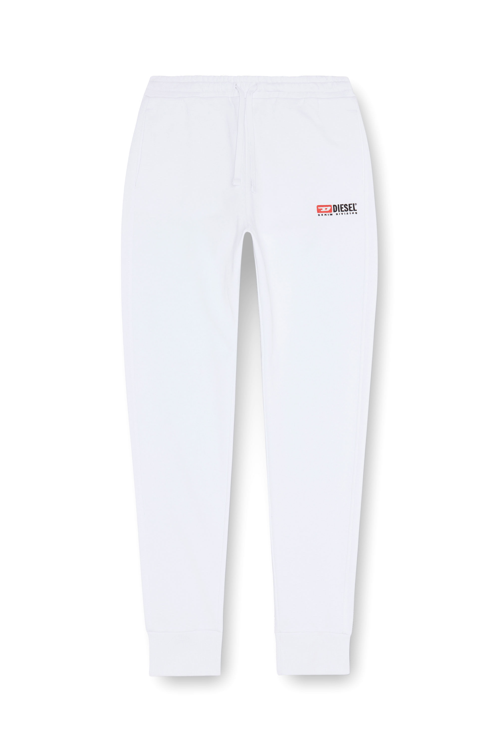 Diesel - P-TARY-DIV, Homme Pantalon de survêtement avec logo brodé in Blanc - Image 2